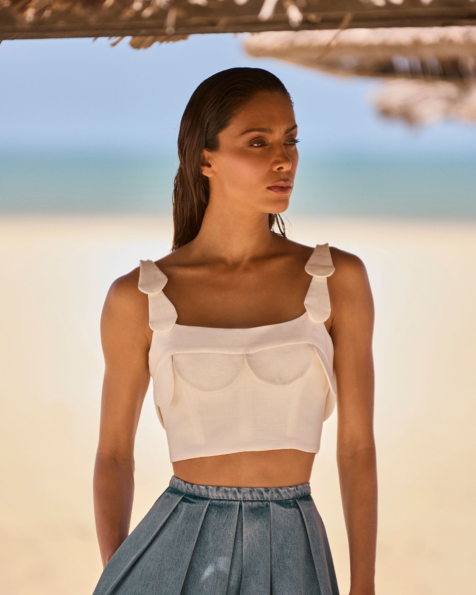 Top Respingos - Off White - Hand Lace