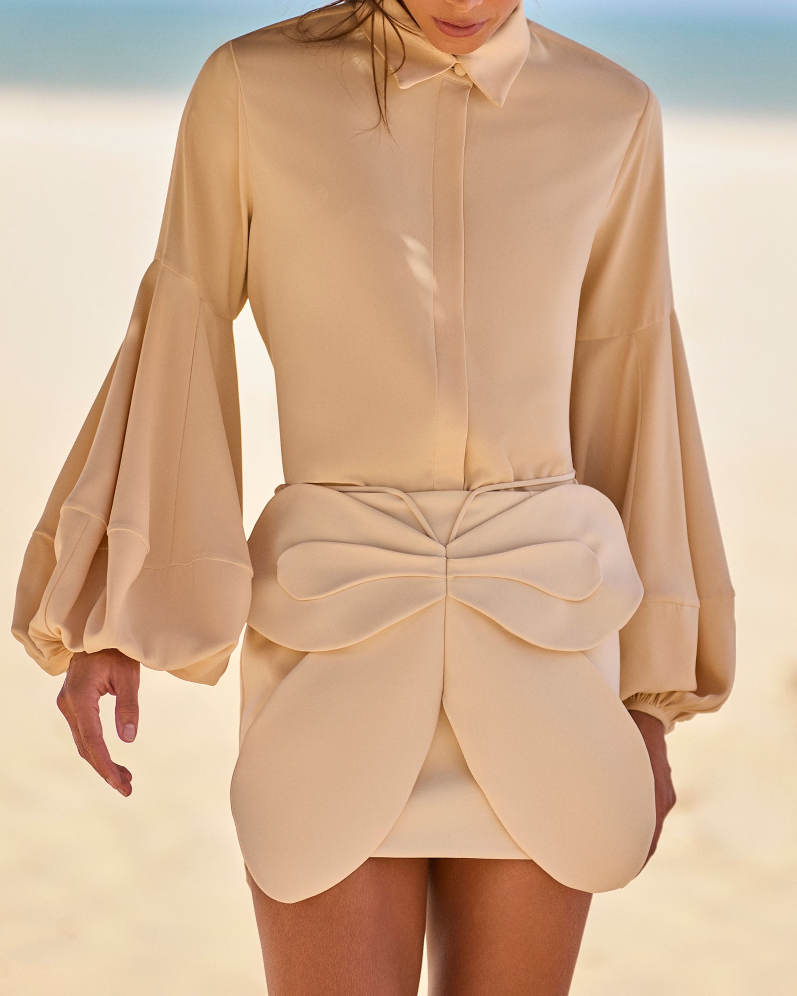 Saia Borboleta - Vanilla - Hand Lace