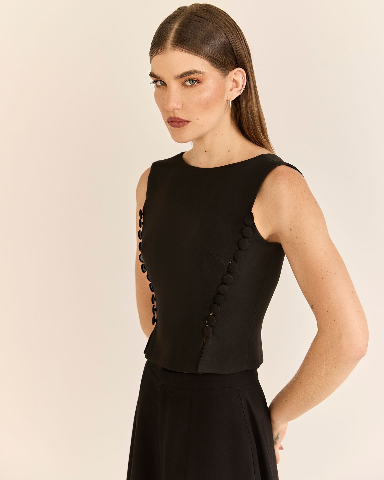 Blusa Venusta - Preto - Hand Lace