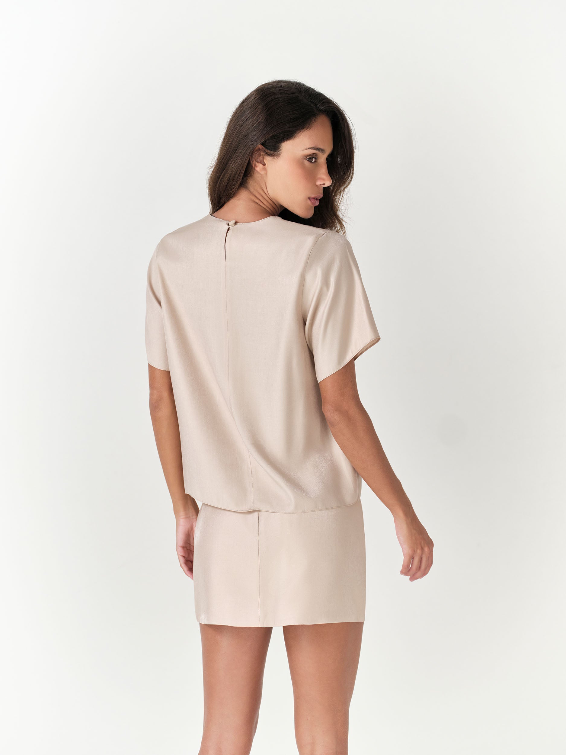 Mini Saia Essencial - Bege - Hand Lace
