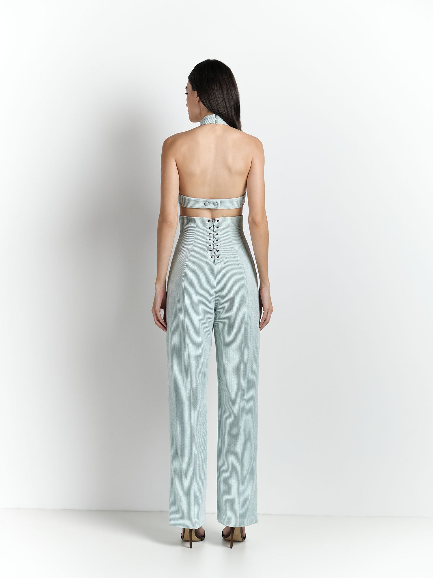 Top Gola Moulage - Verde - Hand Lace
