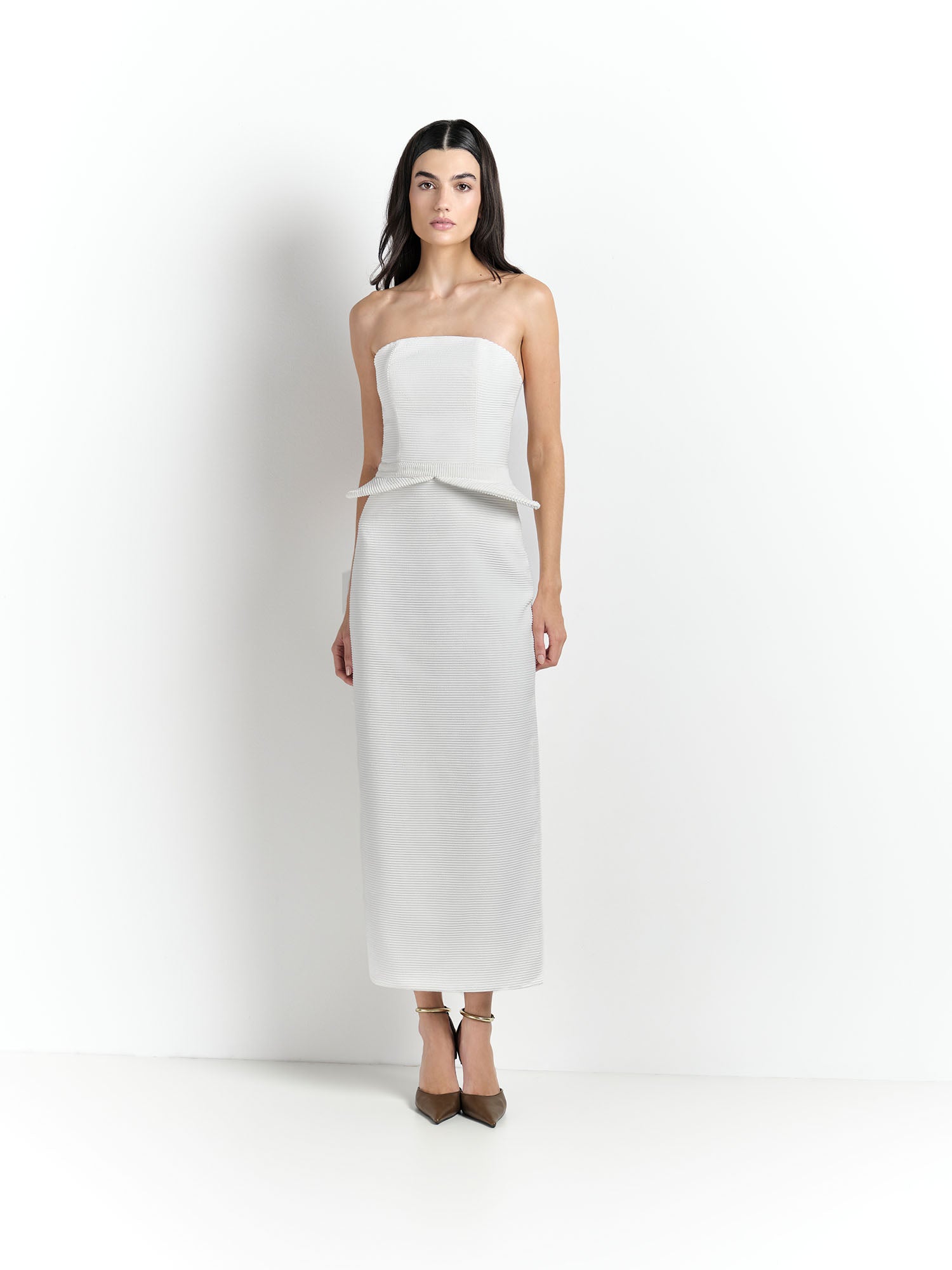 Vestido Midi Pontes - Off White - Hand Lace