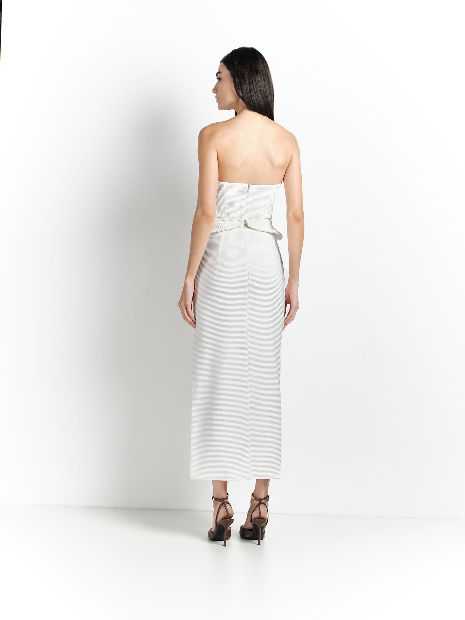 Vestido Midi Pontes - Off White - Hand Lace