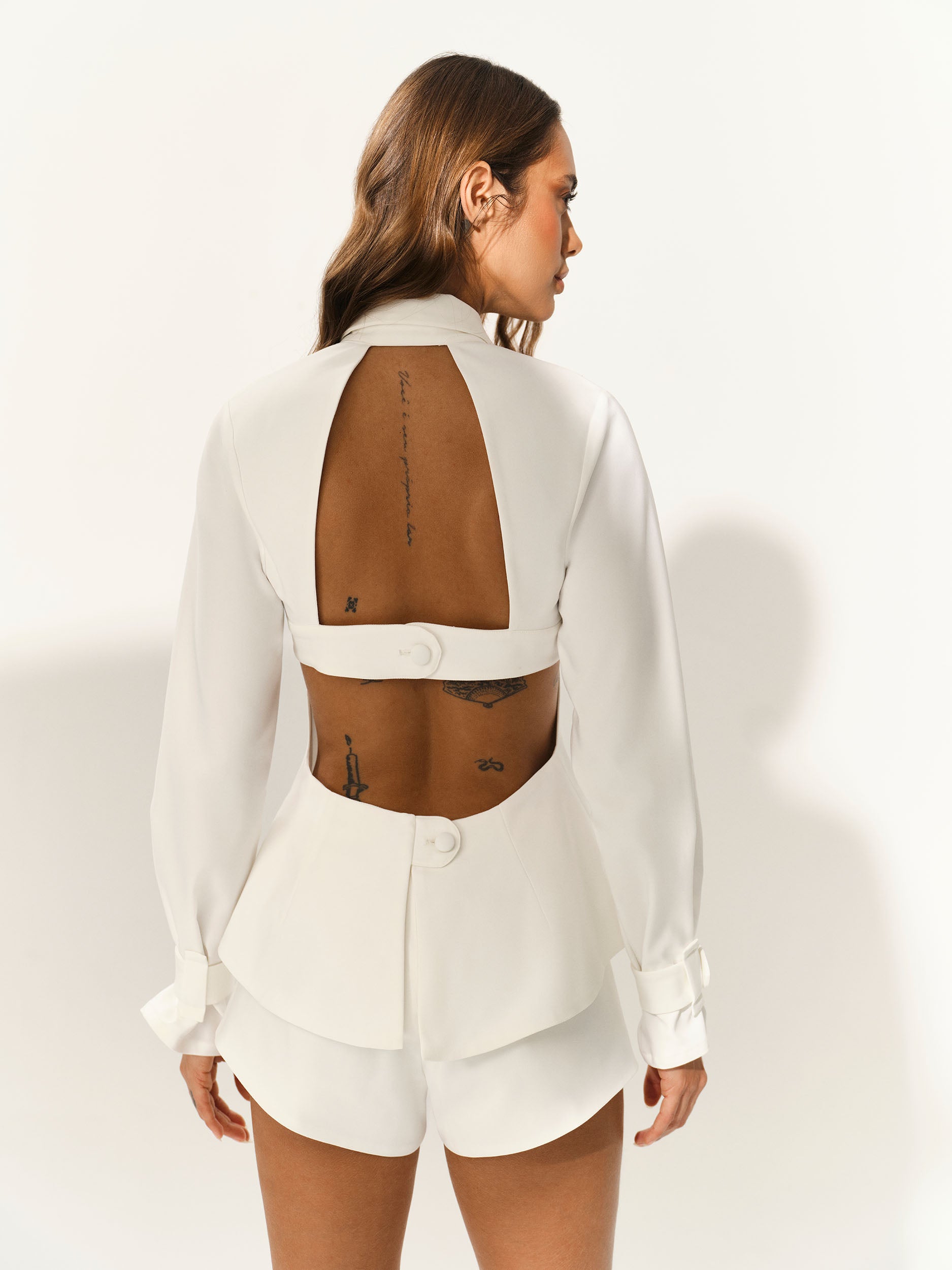 Camisa Andromeda - Off White - Hand Lace