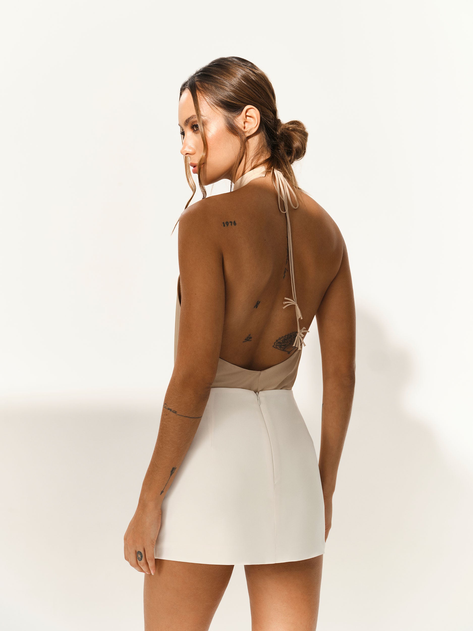 Saia Franjas - Pérola - Hand Lace