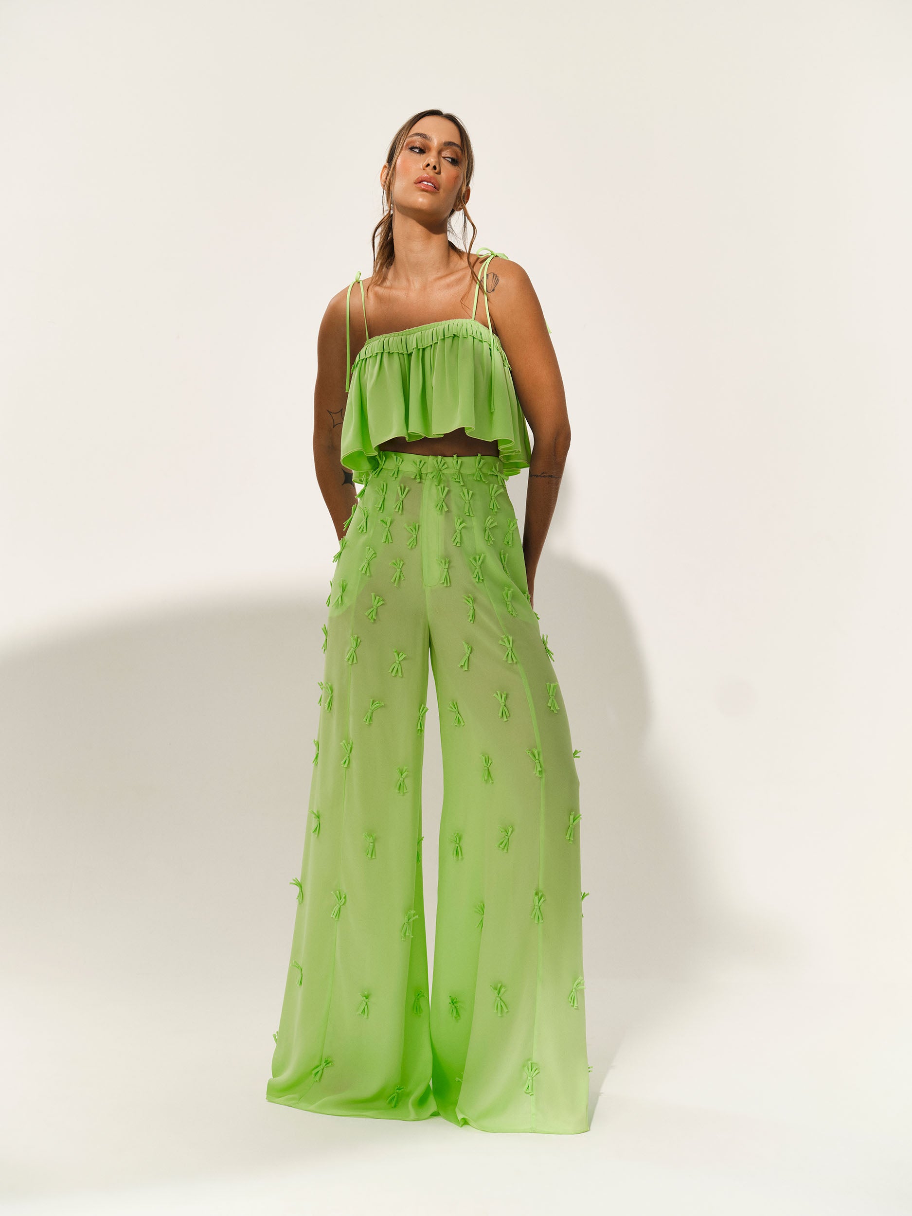 Calça Boreal - Verde - Hand Lace