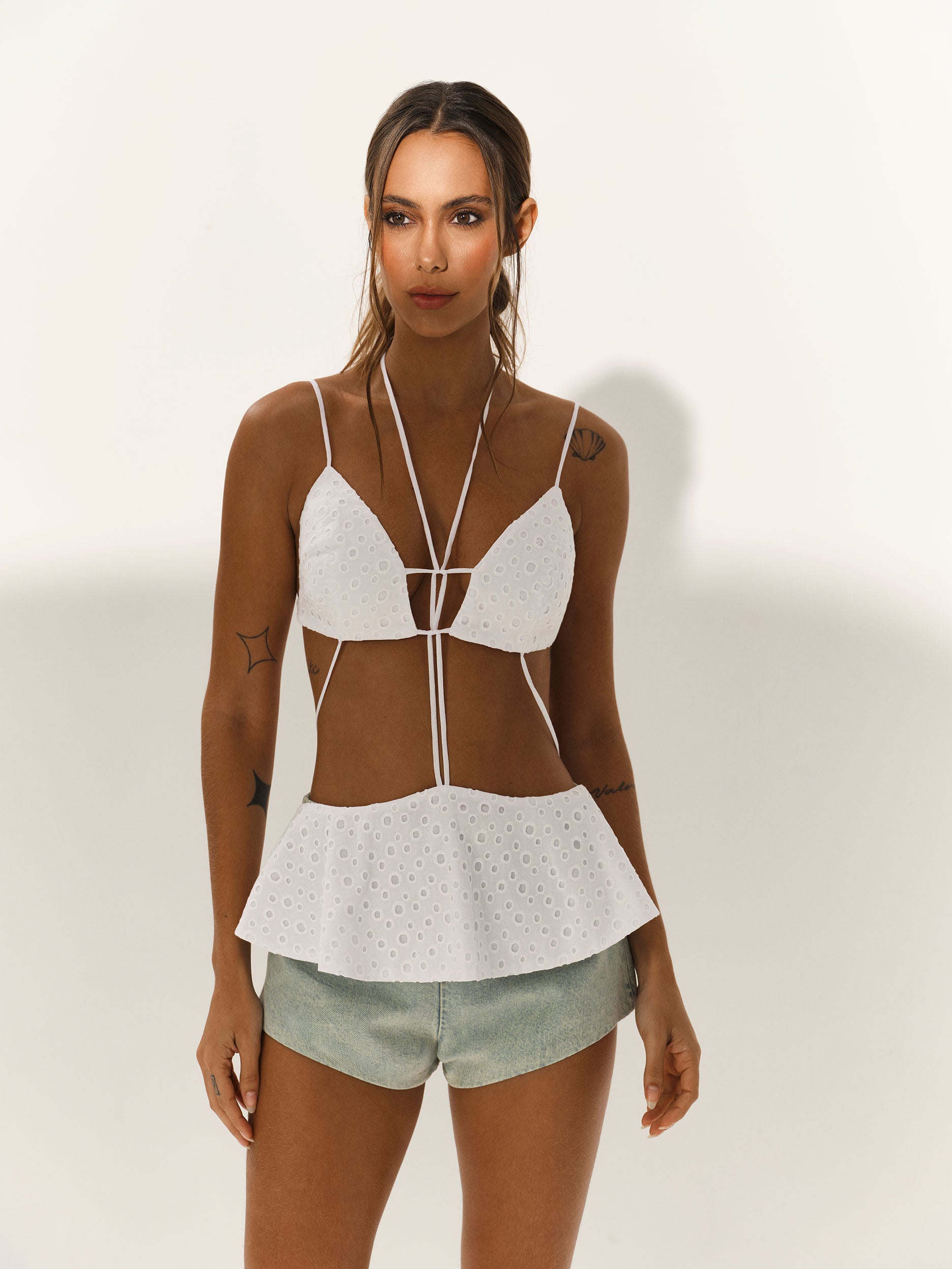 BLUSA ASTERIA - BRANCO - HAND LACE