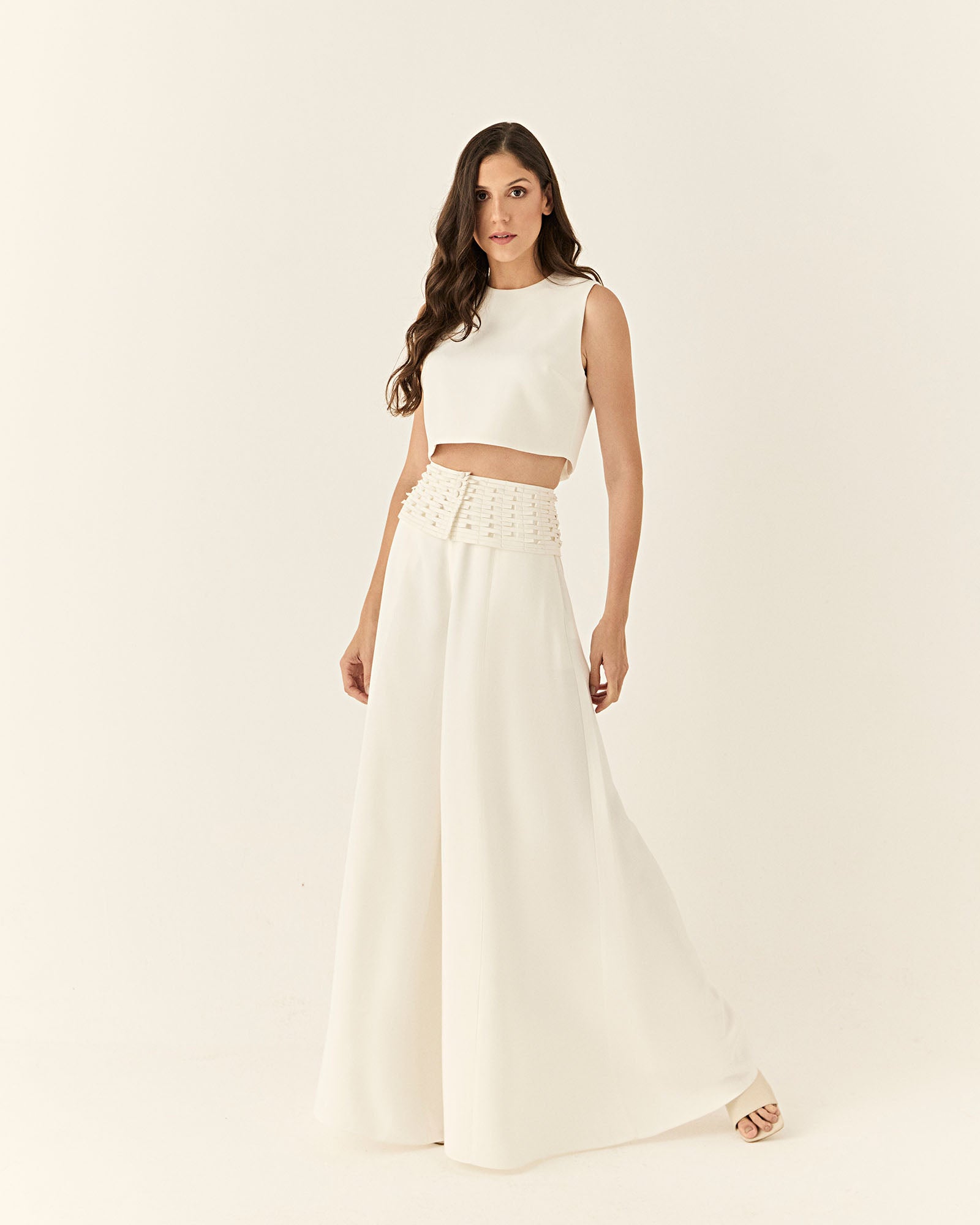 Cropped Coringa - Off White - Hand Lace