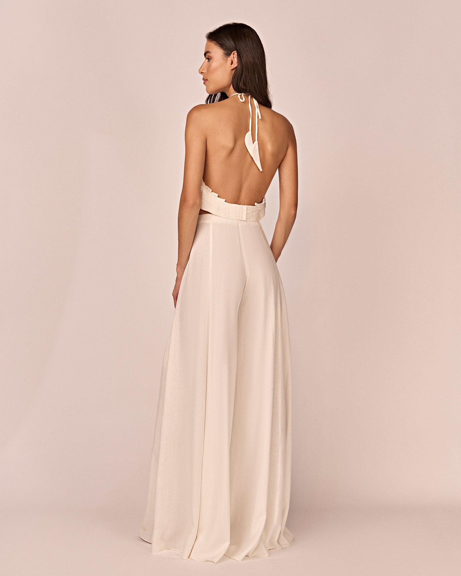 Calça Opulência - Off White - Hand Lace