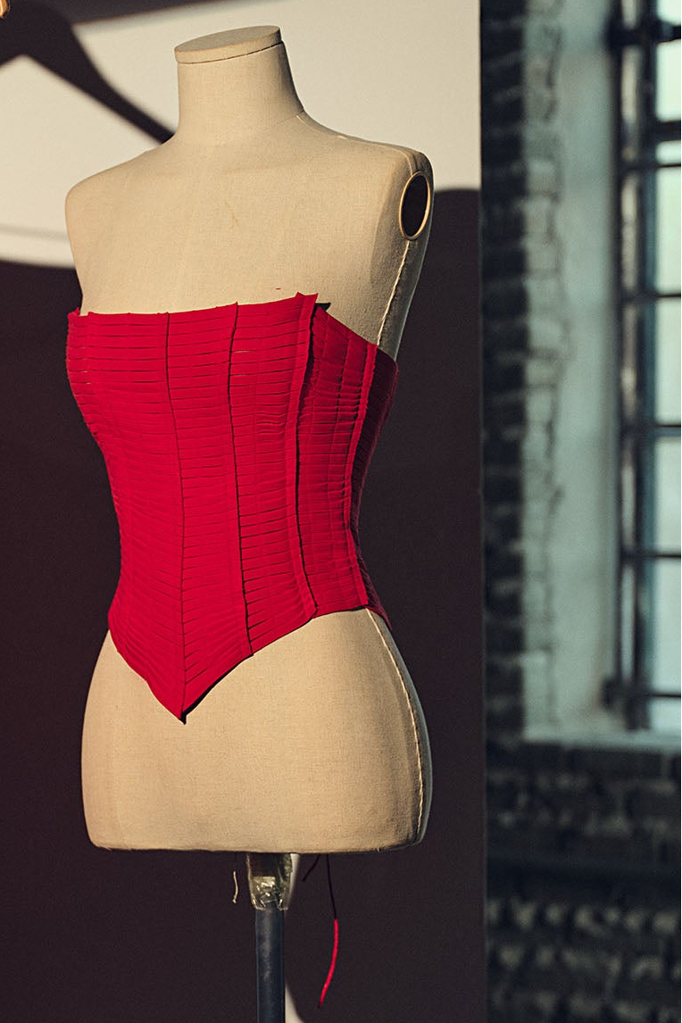 Corset Trama Moulage - Vermelho