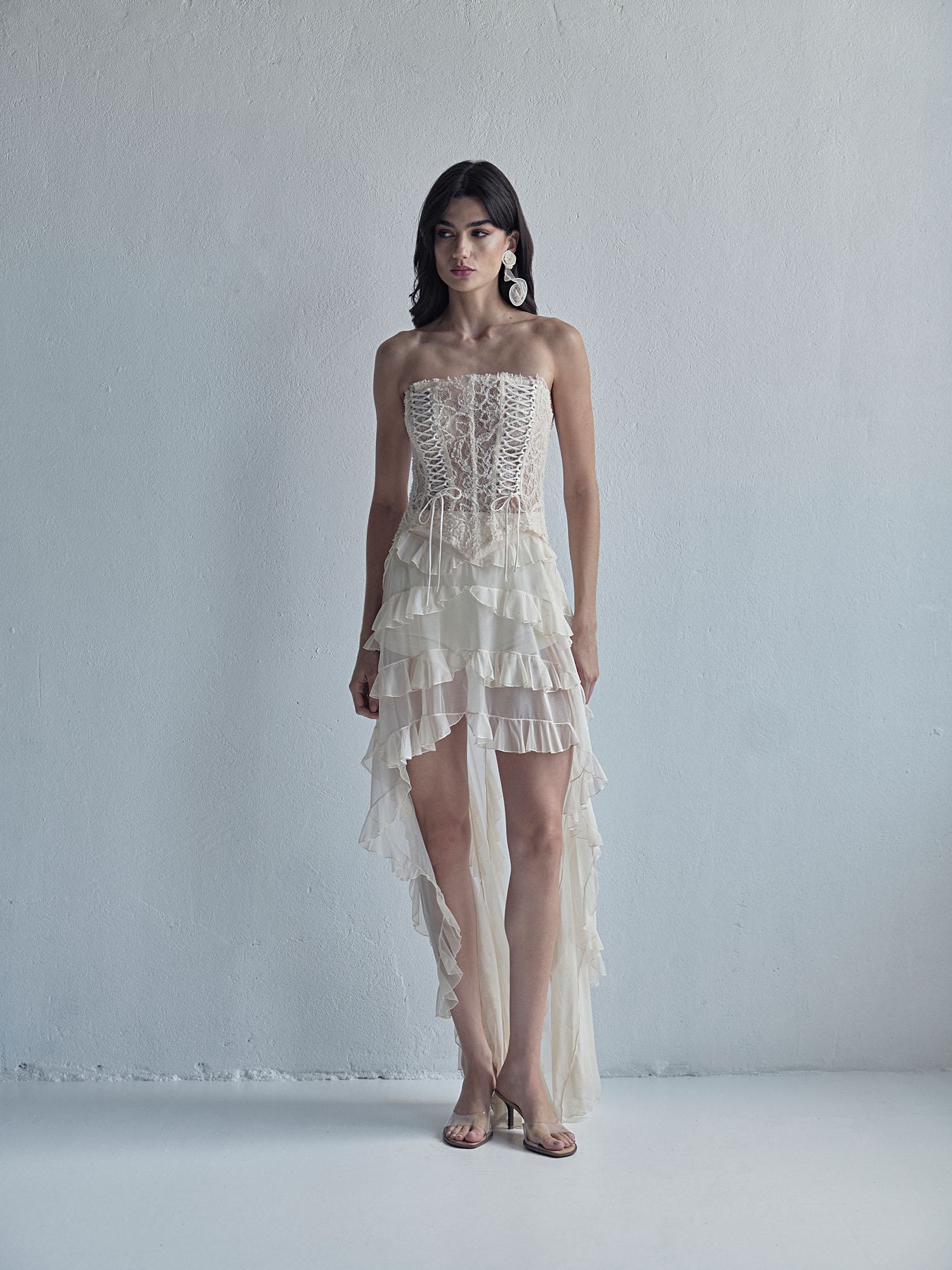Saia Bruma - Pérola - Hand Lace