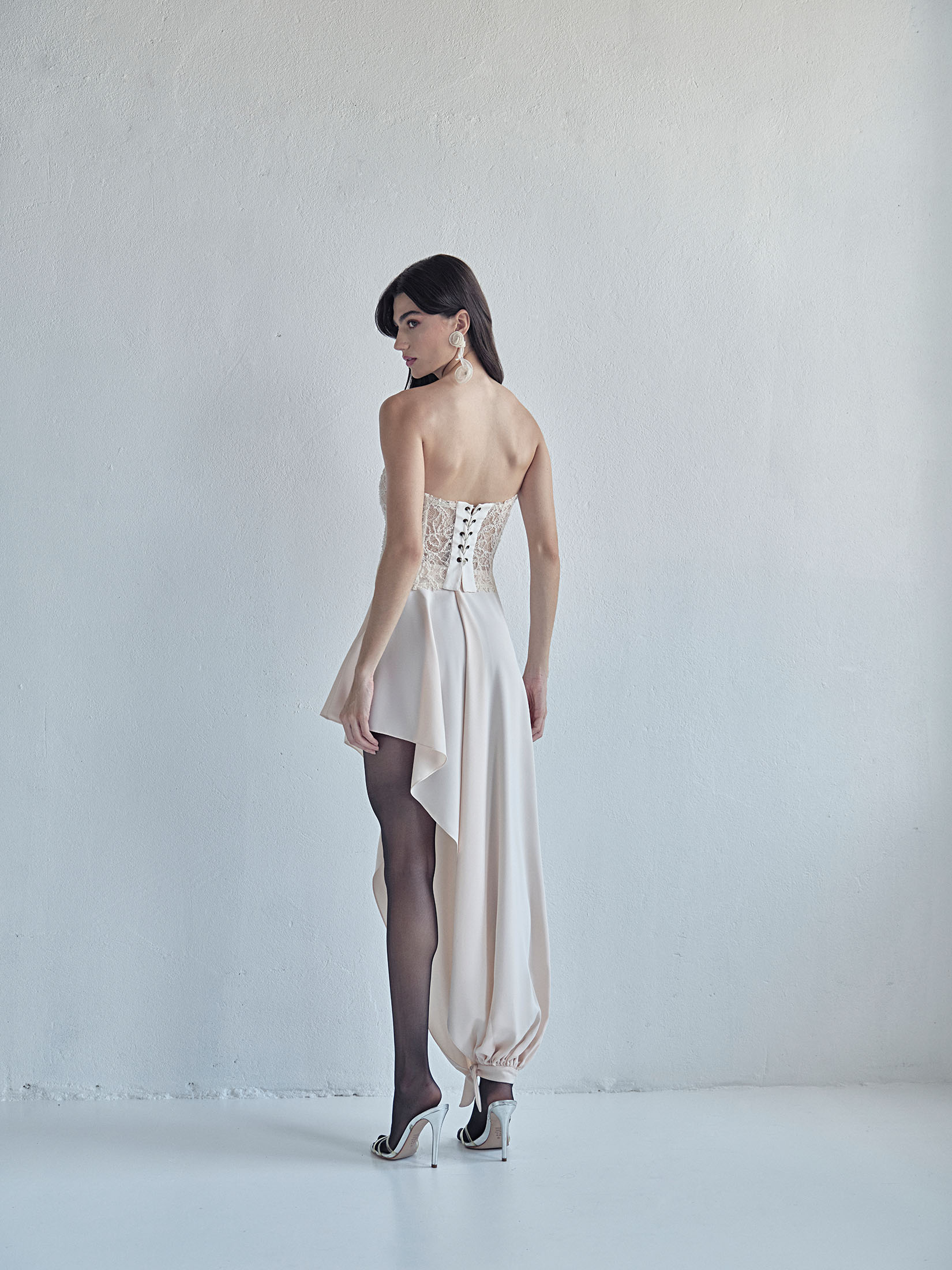 Saia Trilha - Pérola - Hand Lace