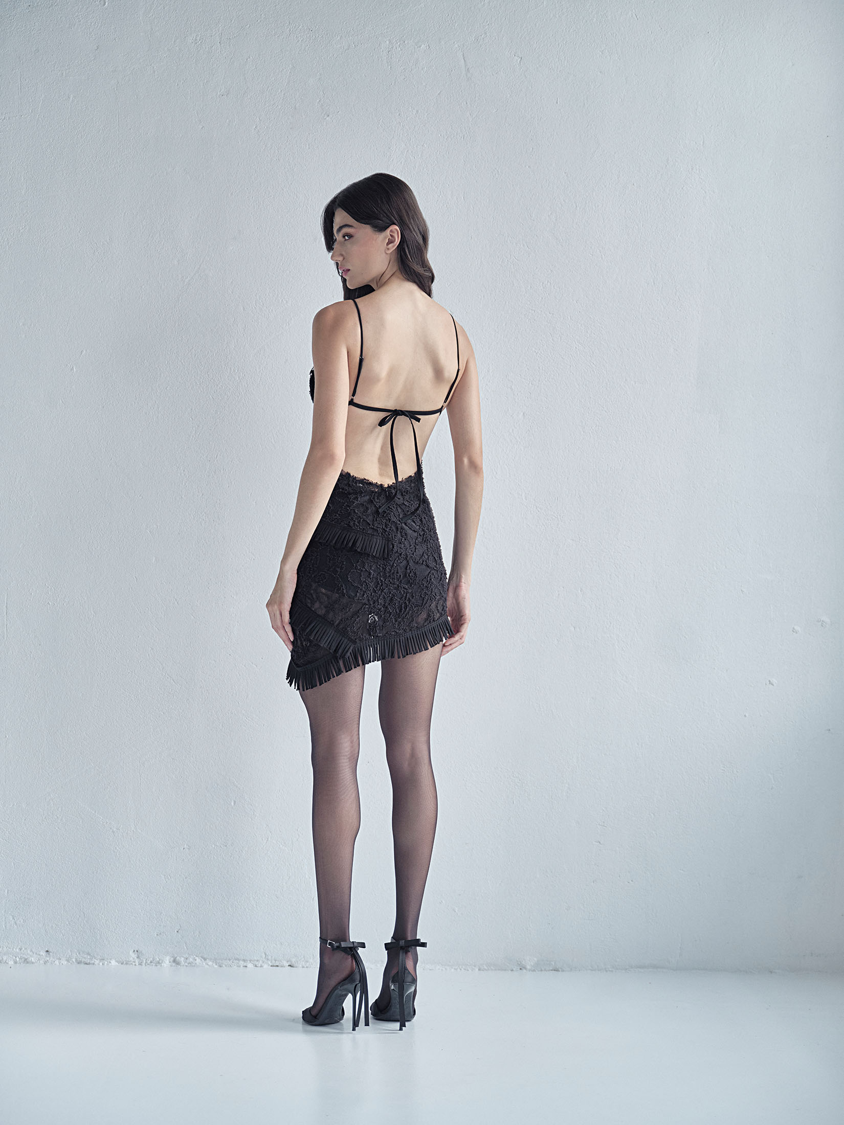 Vestido Eclipse - Preto - Hand Lace