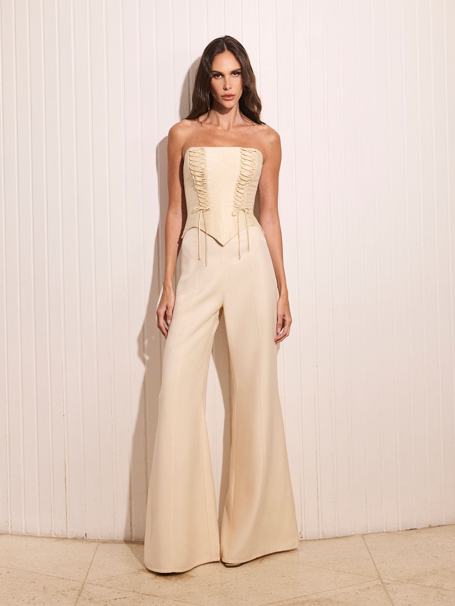 Calça Flare - Pérola