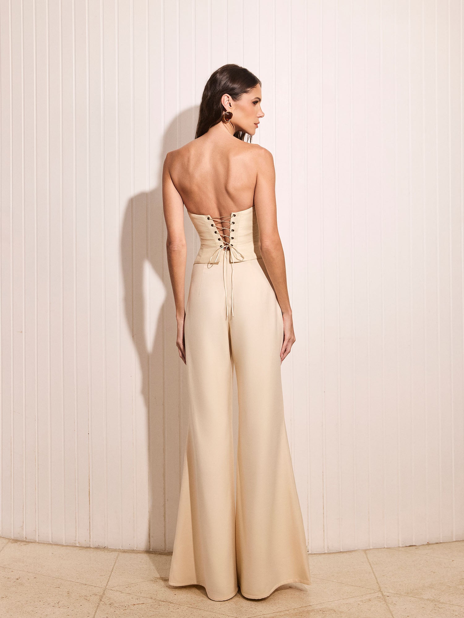 Calça Flare - Pérola