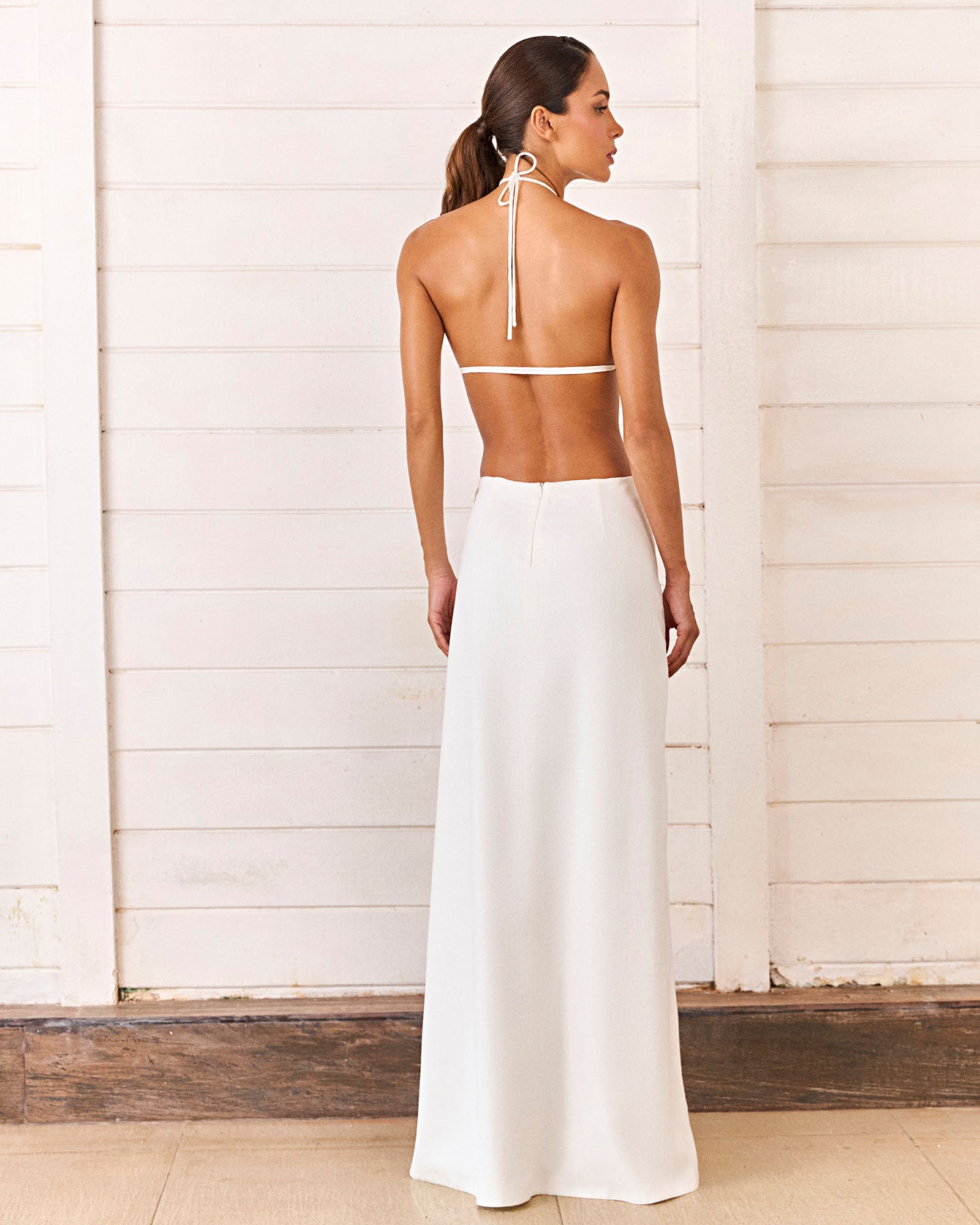 VESTIDO ONDA MEDITERRÂNEO - OFF WHITE - HAND LACE