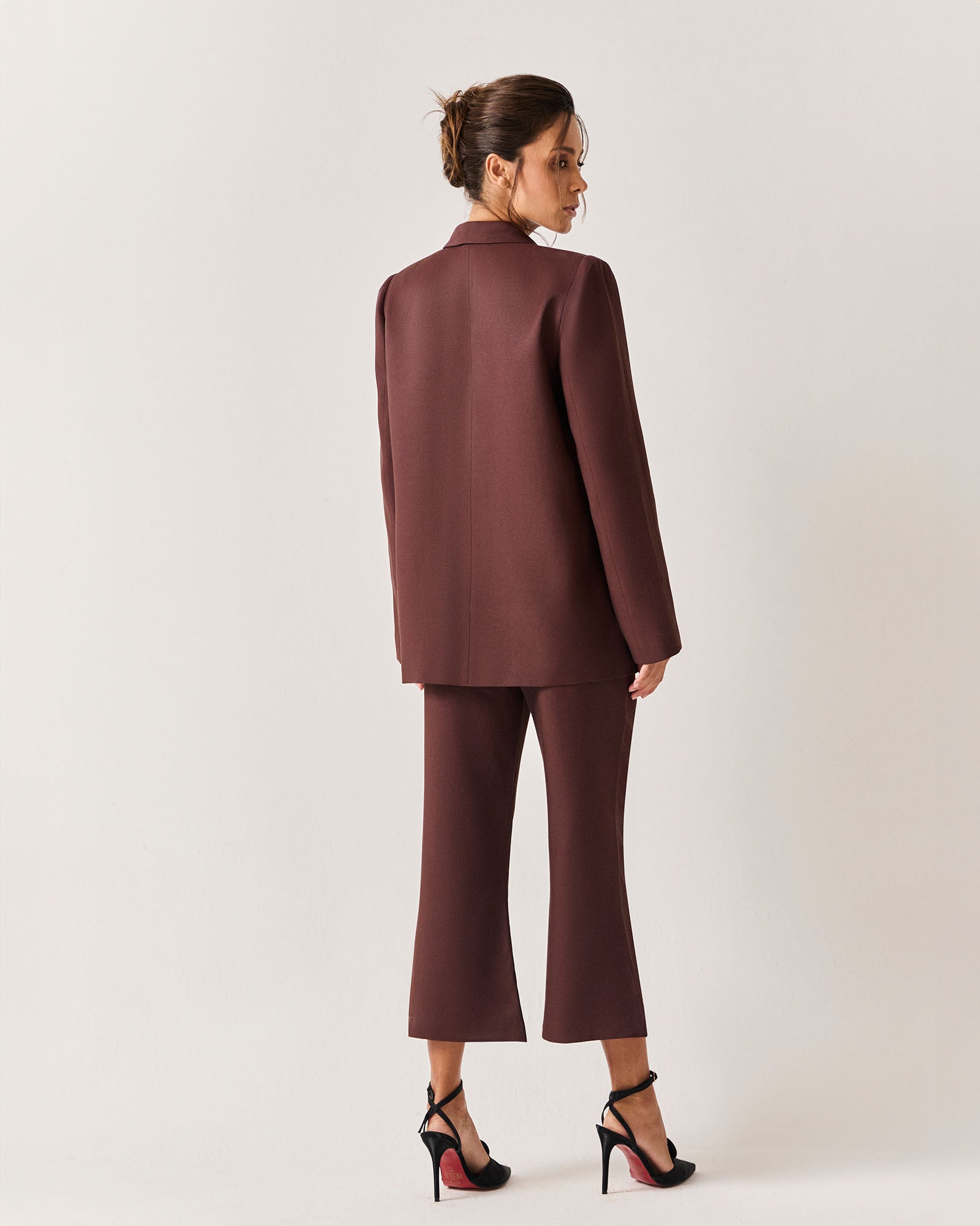 BLAZER VITRAL - CAFÉ - HAND LACE