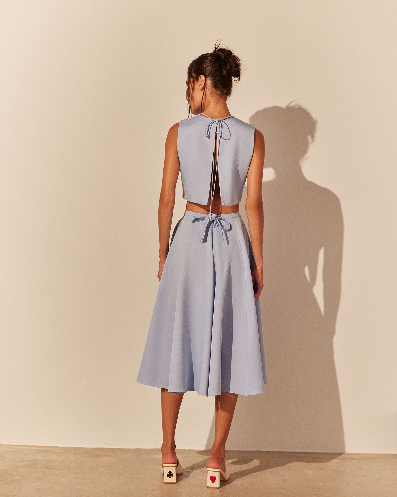 Cropped Coringa - Azul - Hand Lace