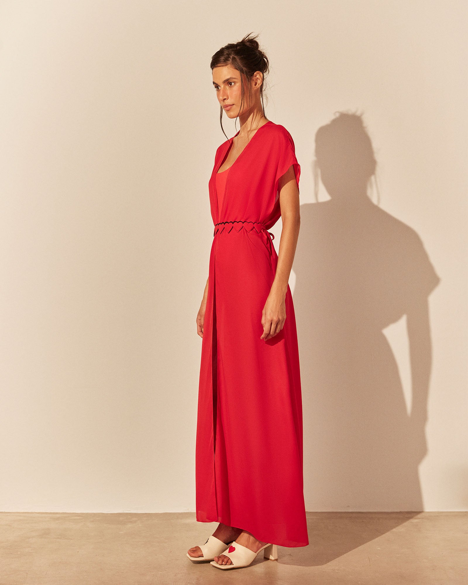 Sobreposição Coringa - Vermelho - Hand Lace