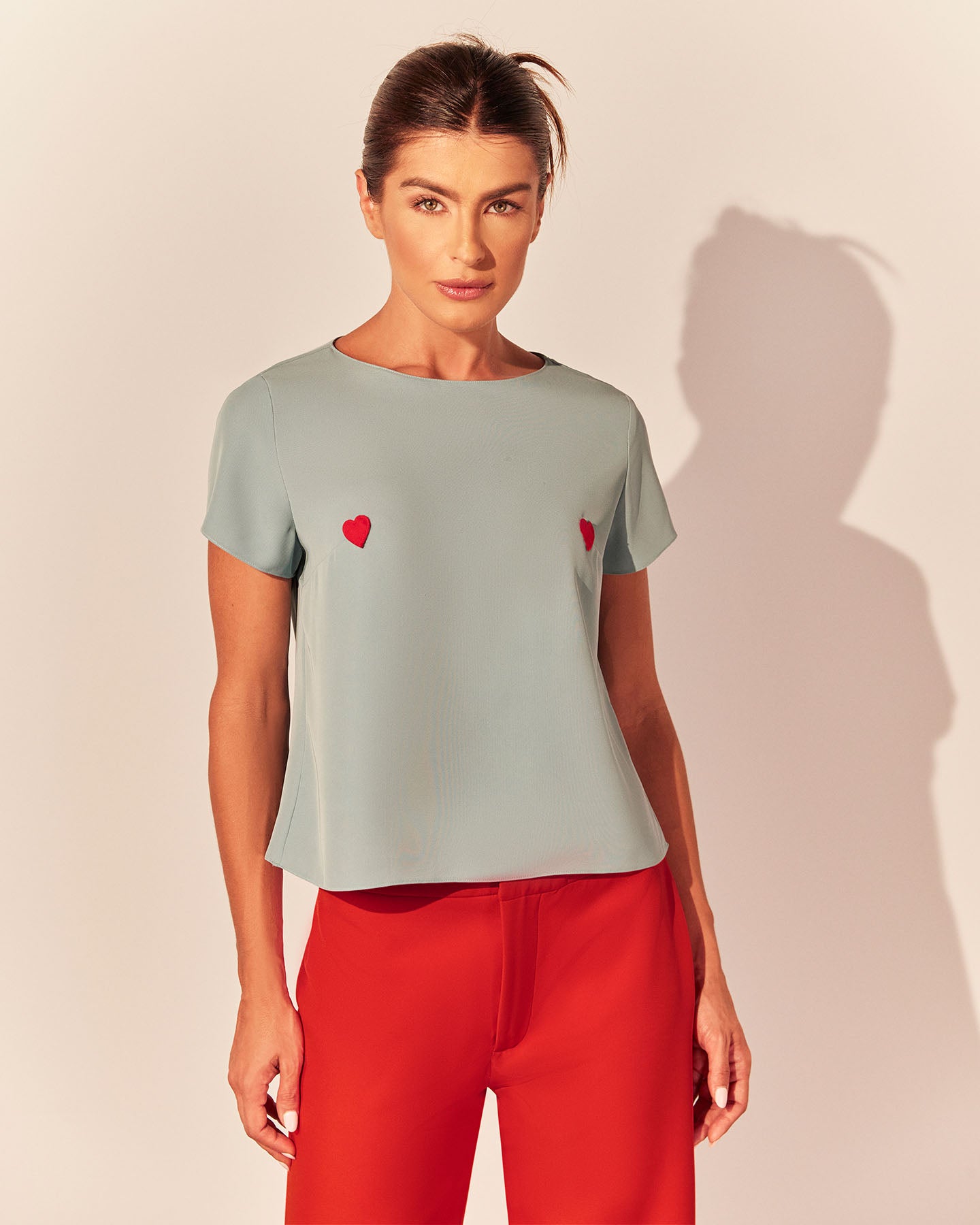 Blusa Básica Hand - Azul