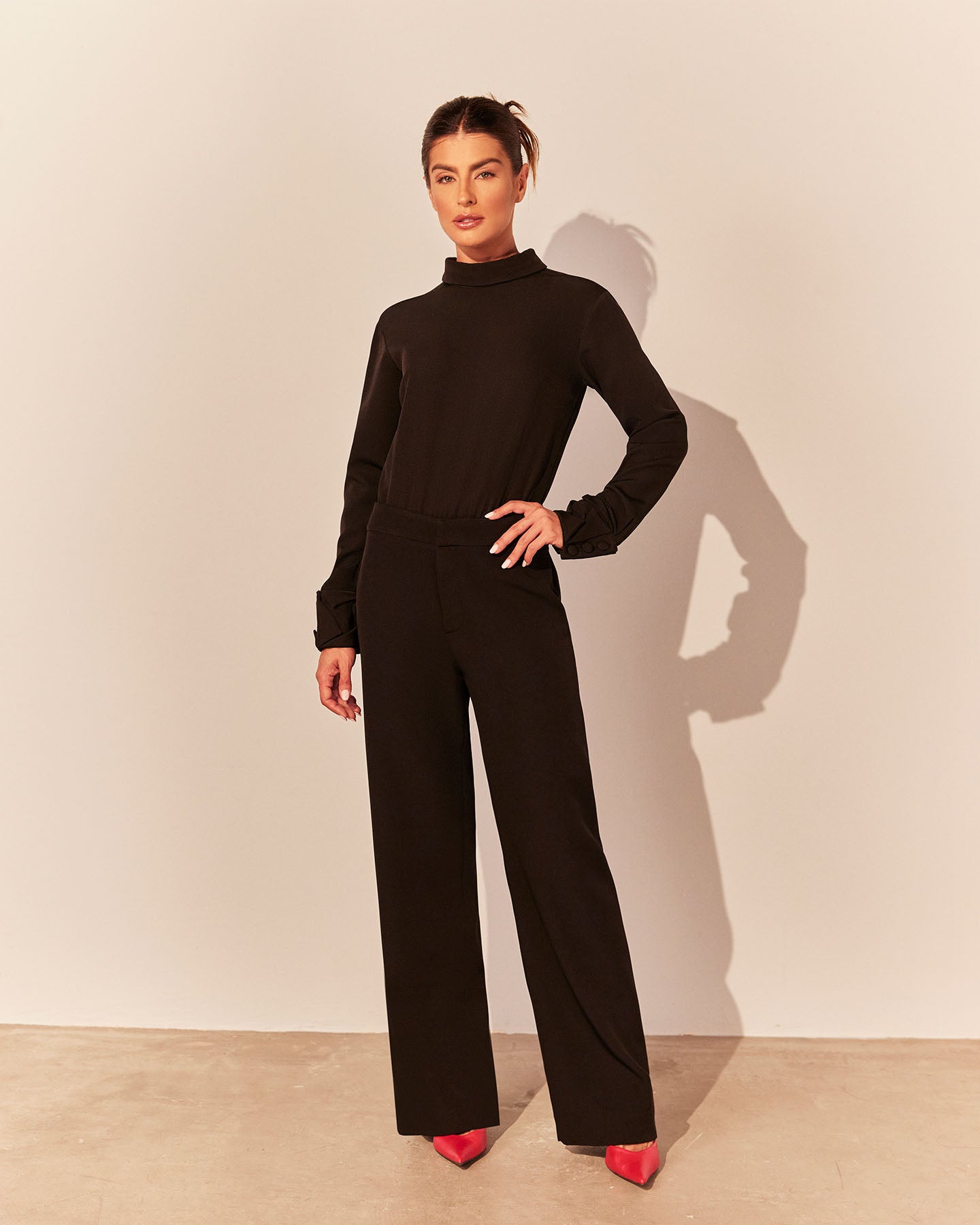 Camisa Body - Preto - Hand Lace