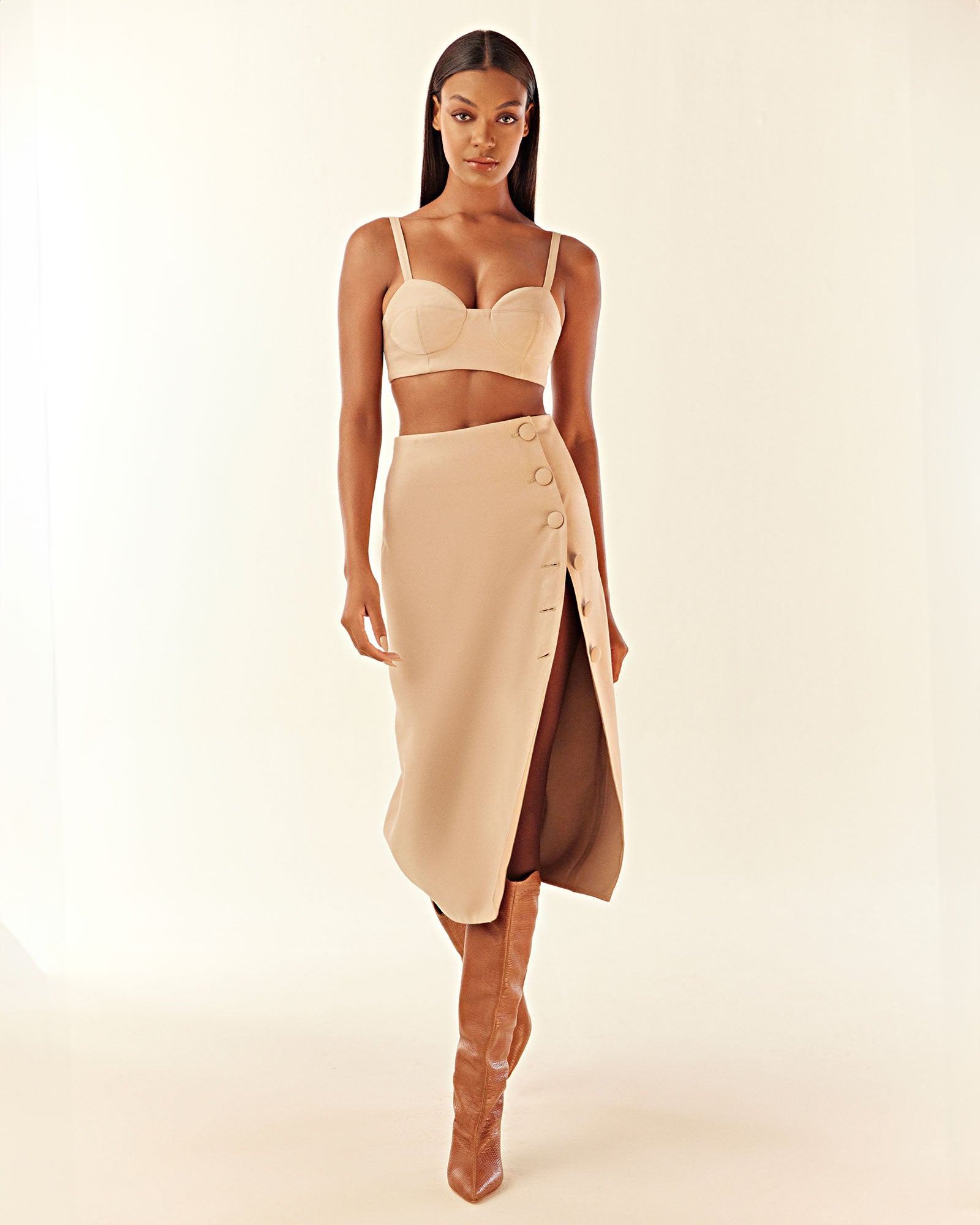 Top Arco - Bege - Hand Lace
