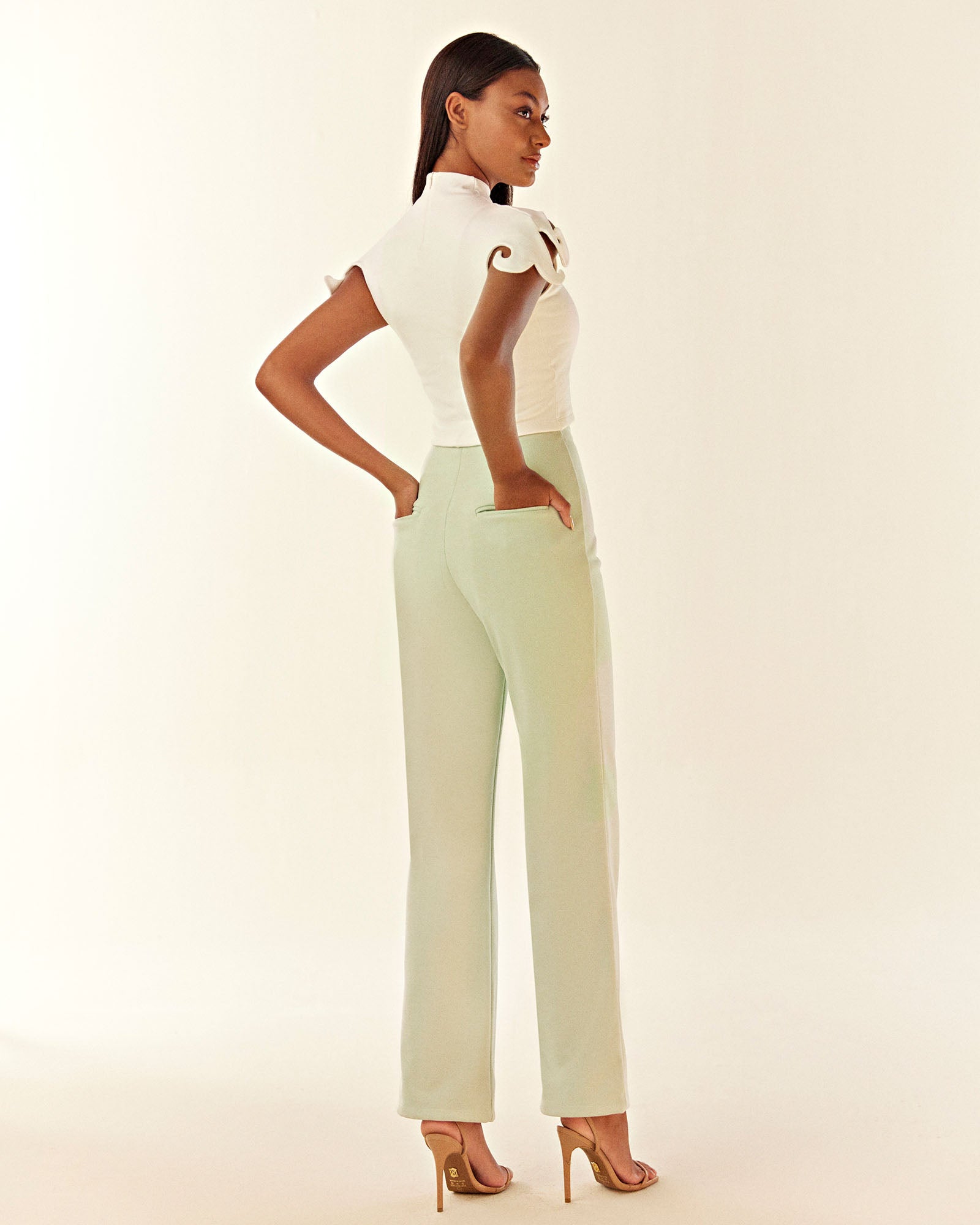 Calça Epóque - Menta - Hand Lace