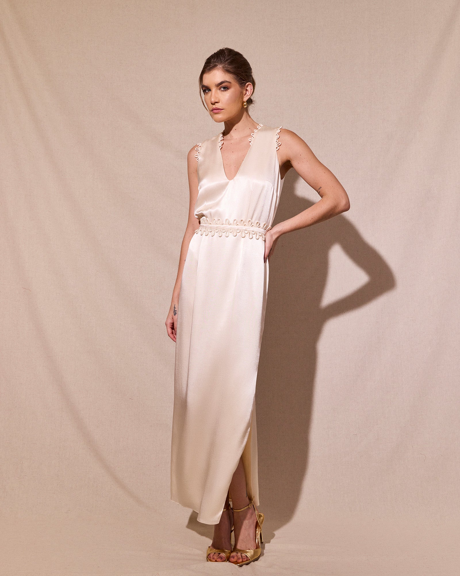 Vestido Longo Design Rolotês