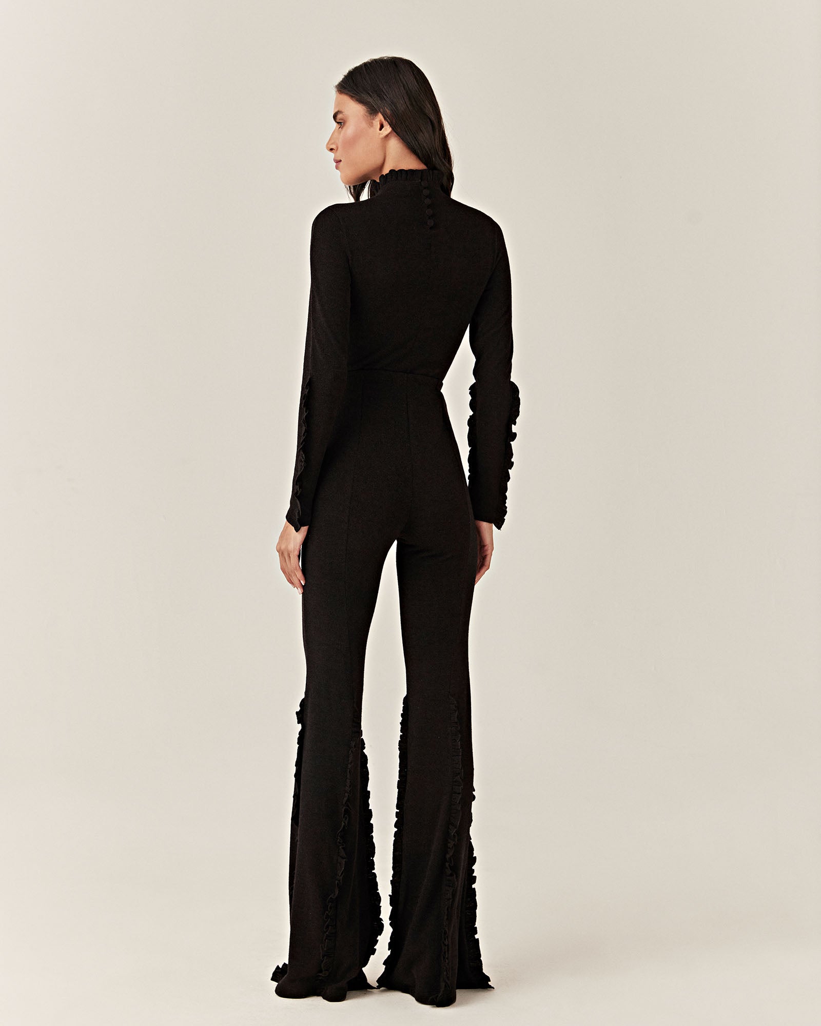 Calça Tricot - Preto- Hand Lace