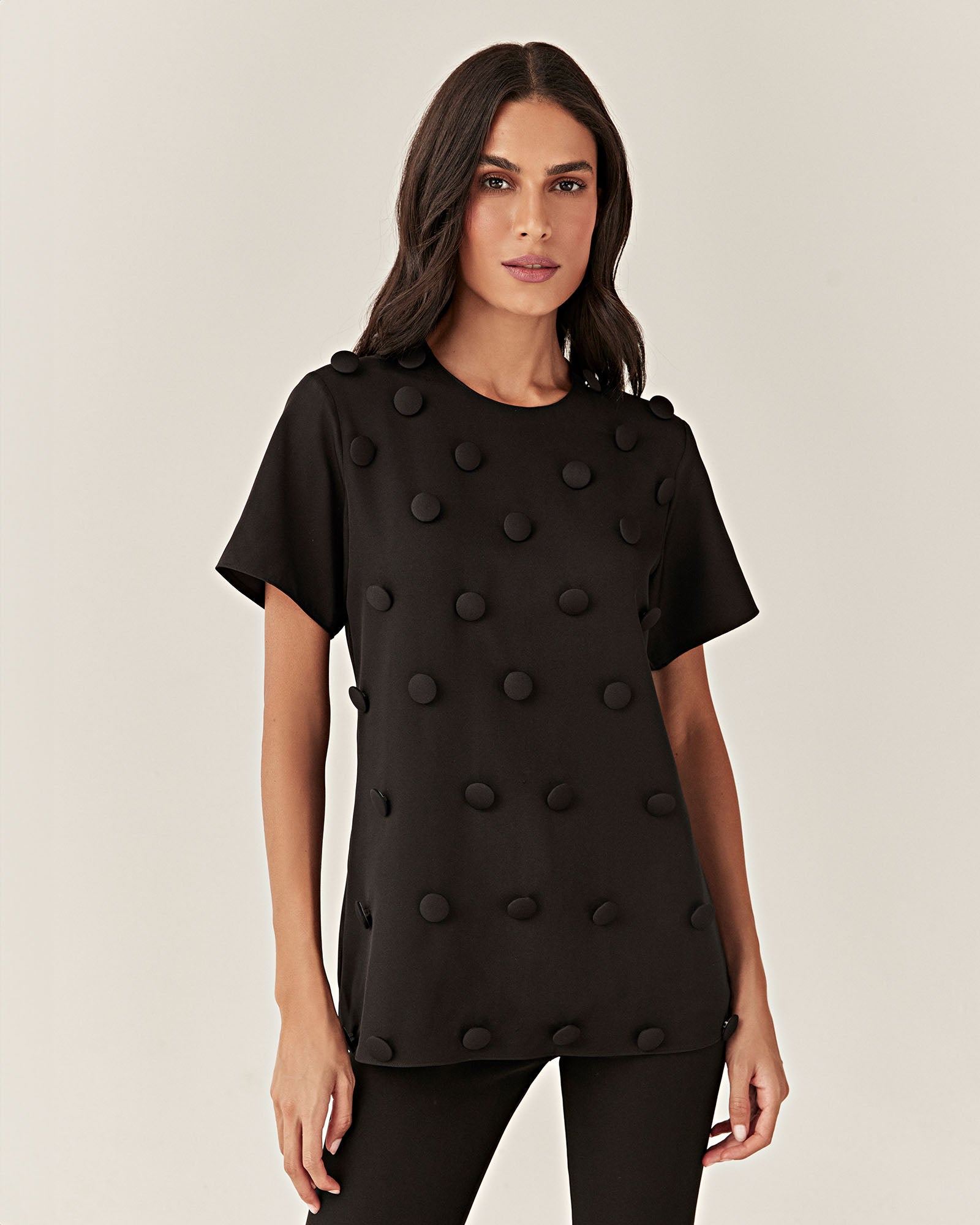 Blusa Ifigênia - Preto - Hand Lace