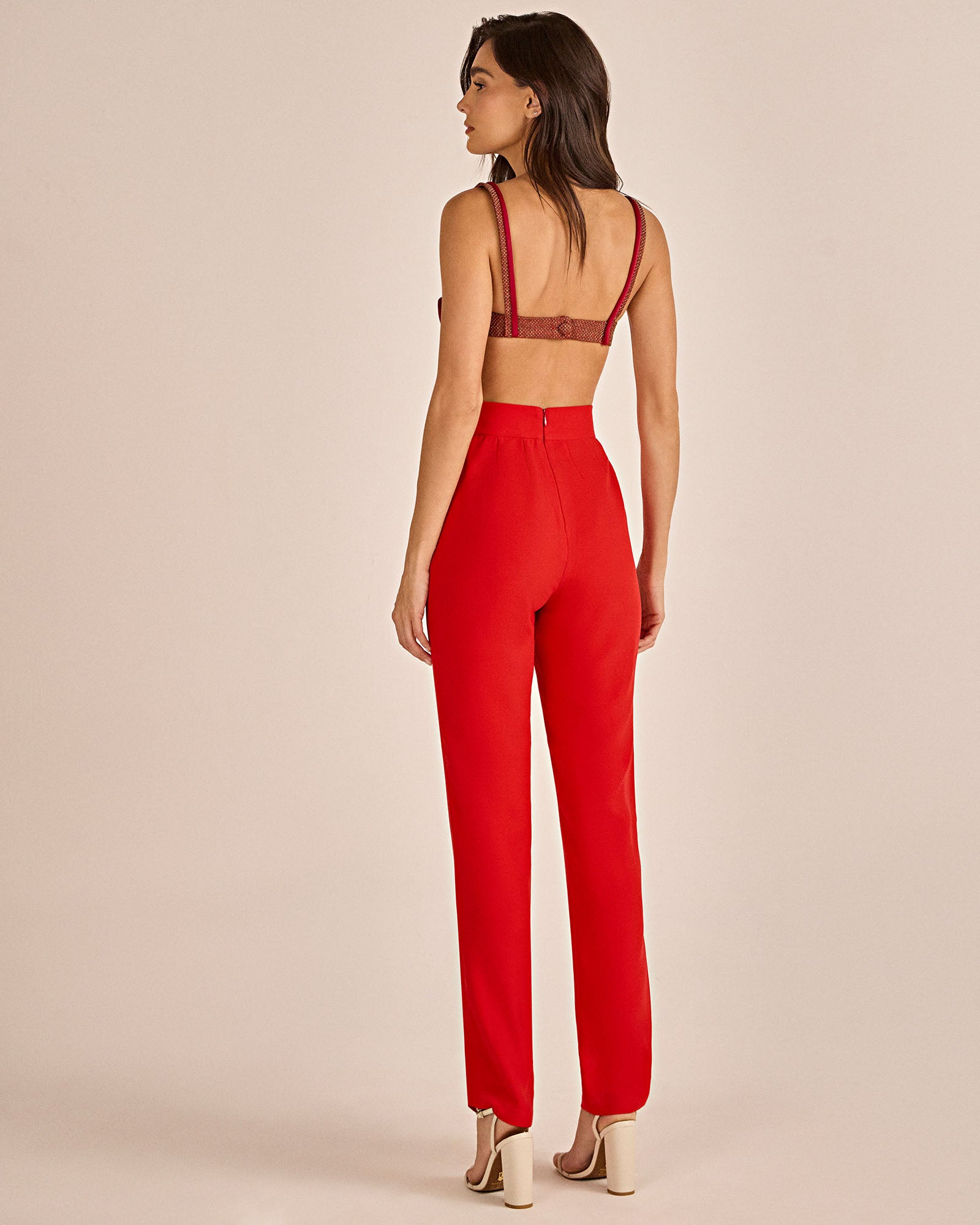 Calça Caule - Vermelho - Hand Lace