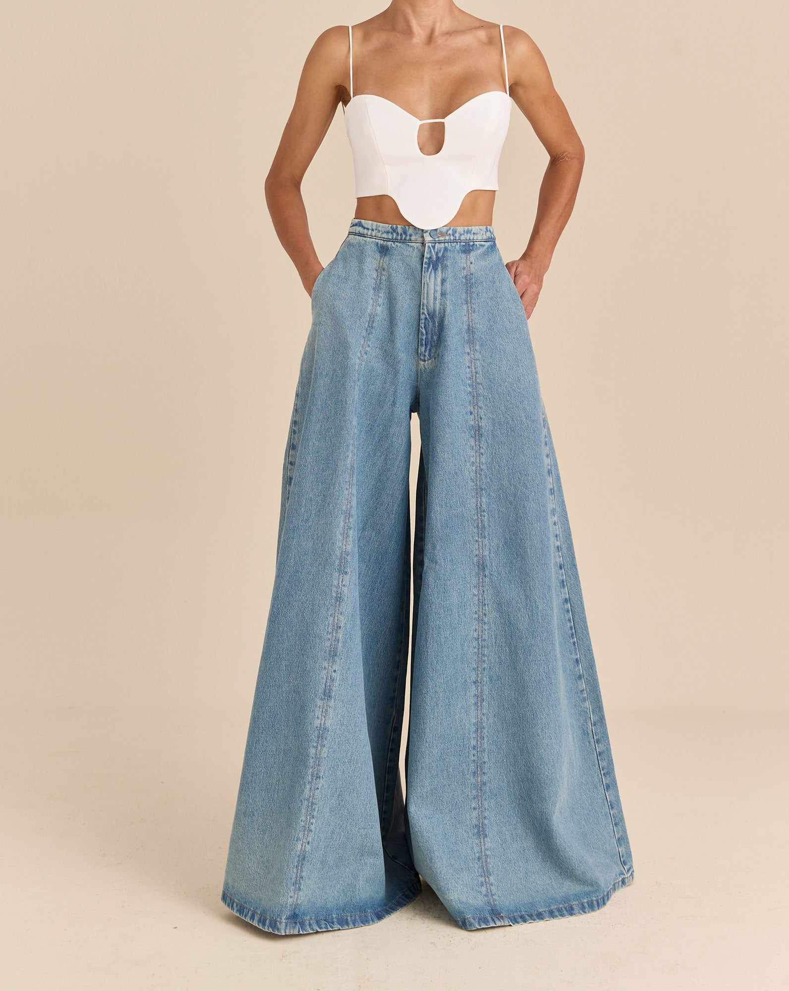Top Apoteose - Off White - Hand Lace