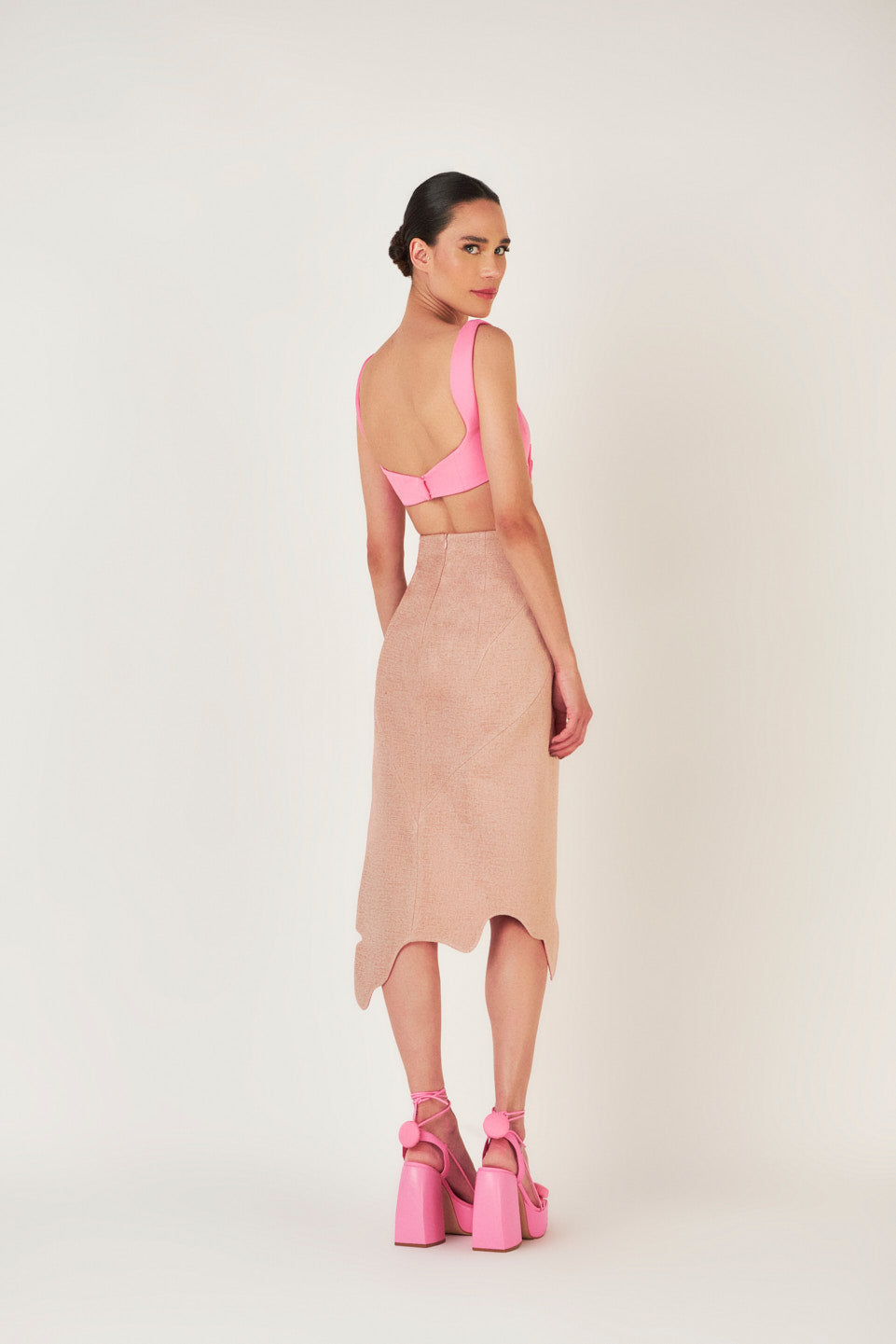Corset Cropped Caryota