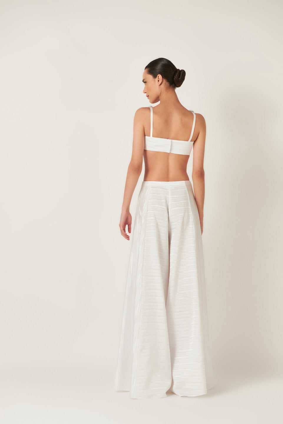 Top Delaunay Filamento - Off White - Hand Lace