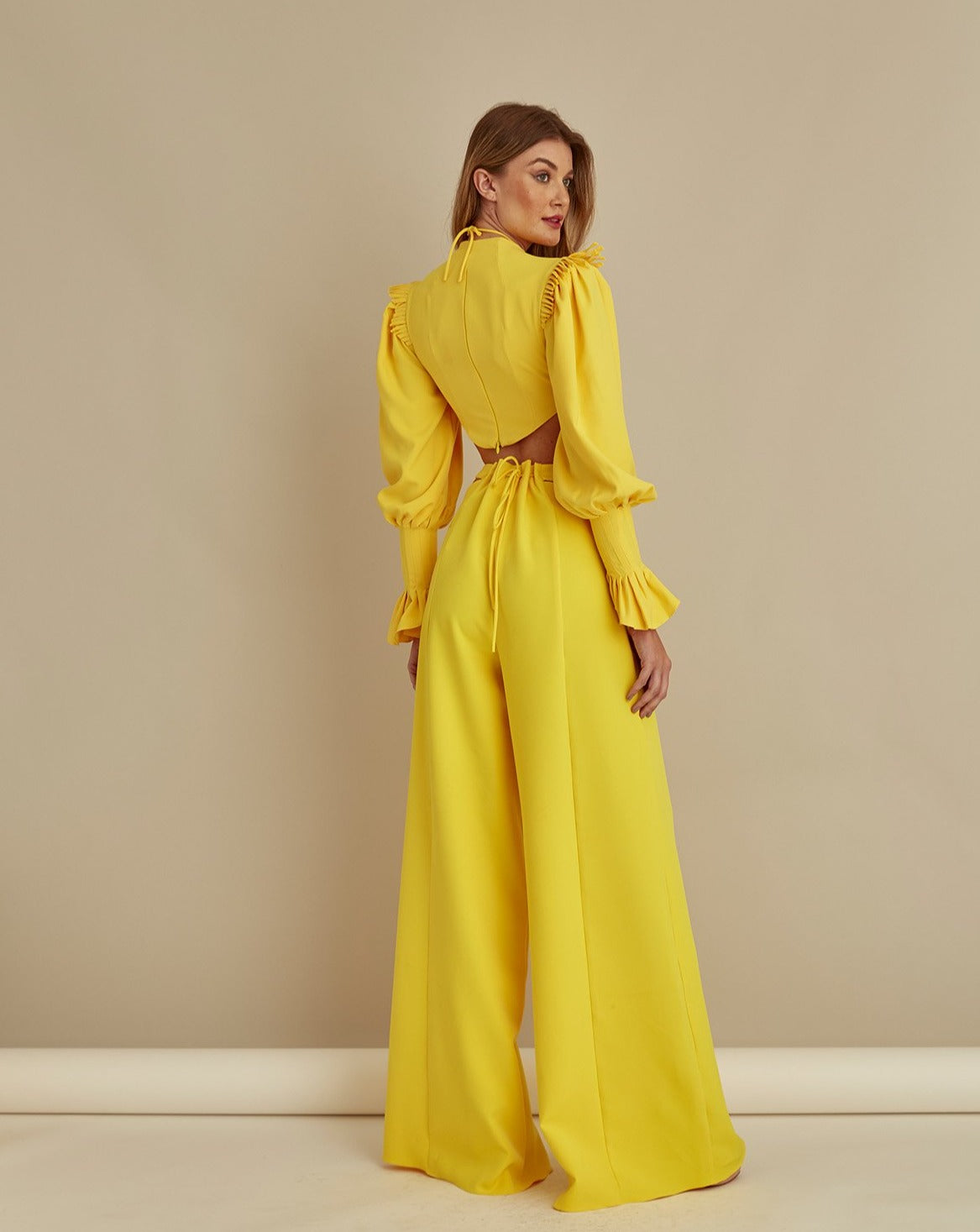 Cropped Manga Farol - Hand Lace