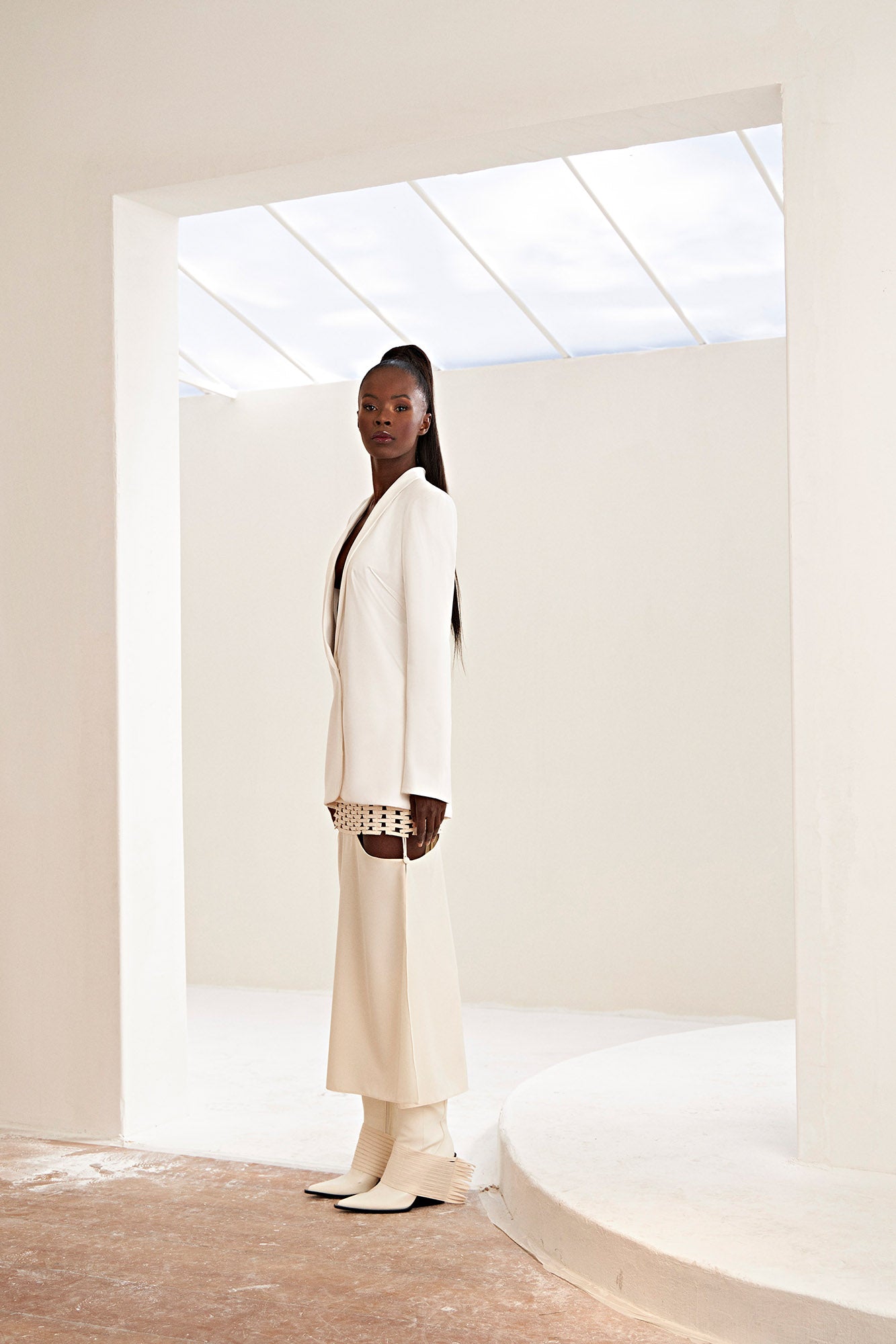 Blazer Avesso - Off White - Hand Lace