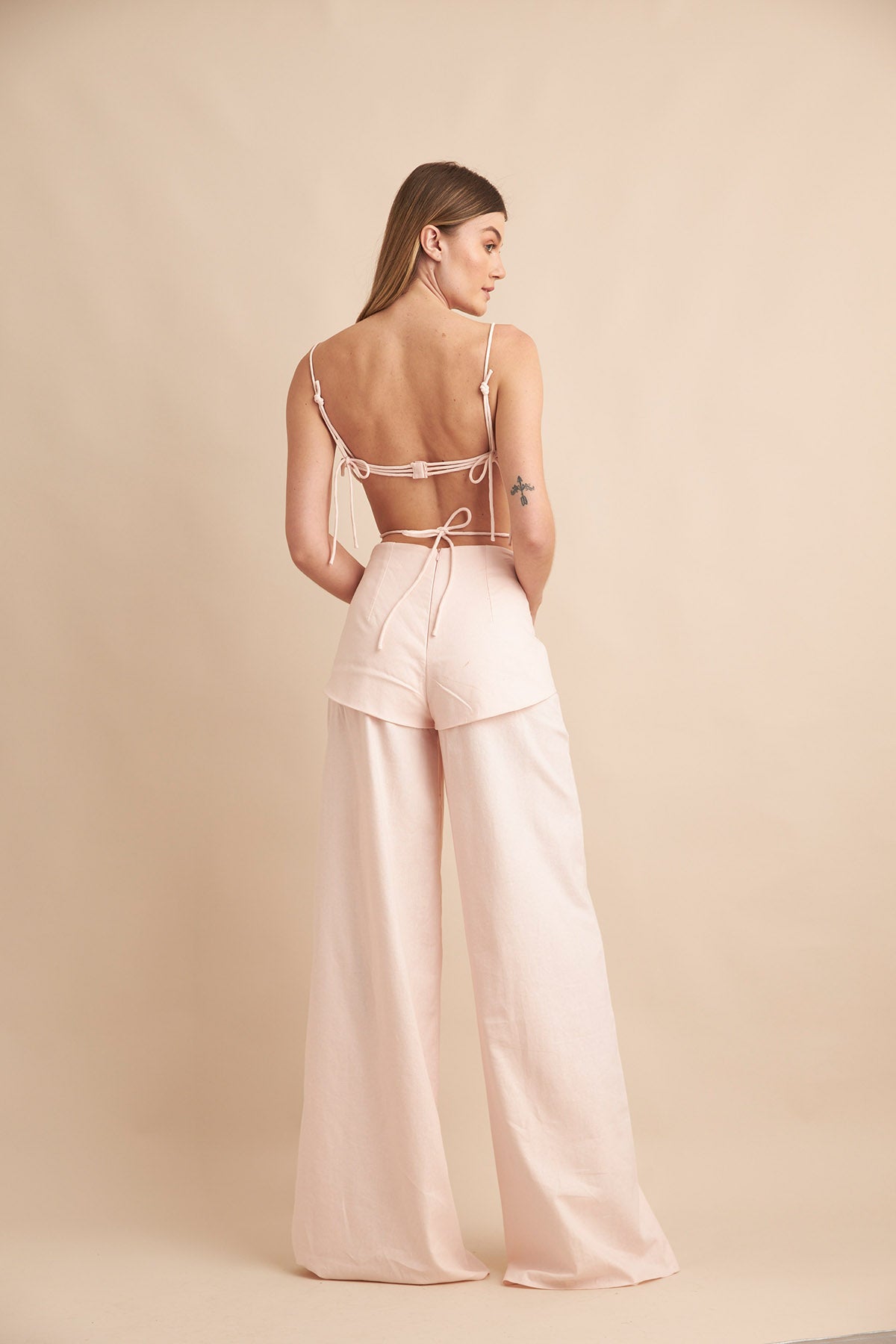 Top Coração Rolutês Trama - Hand Lace