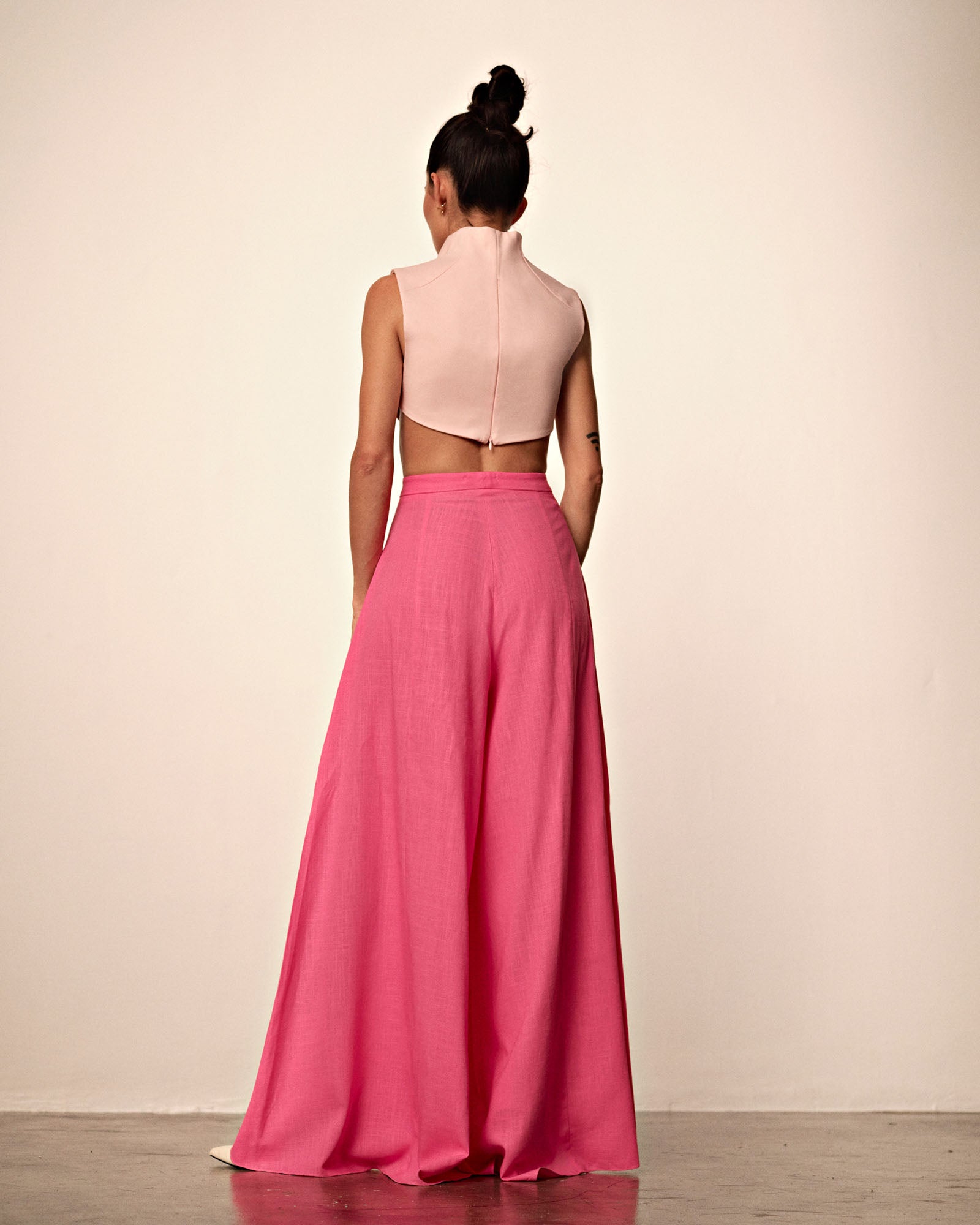 Calça Venusta - Rosa Pink - Hand Lace