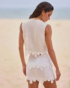 Regata Gotas - Off White - Hand Lace