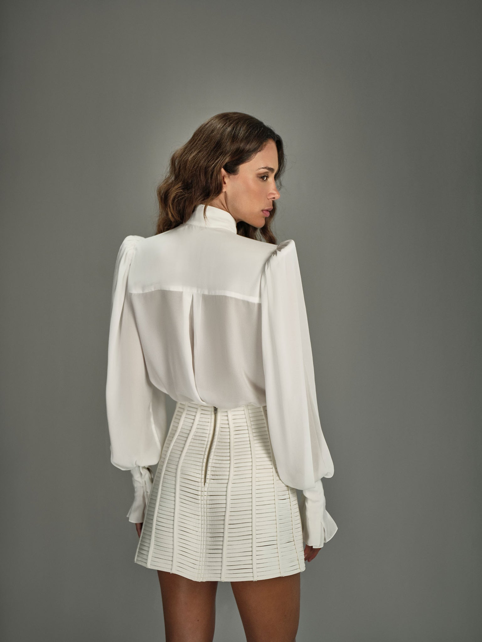 Camisa Davina - Off White - Hand Lace – HAND LACE