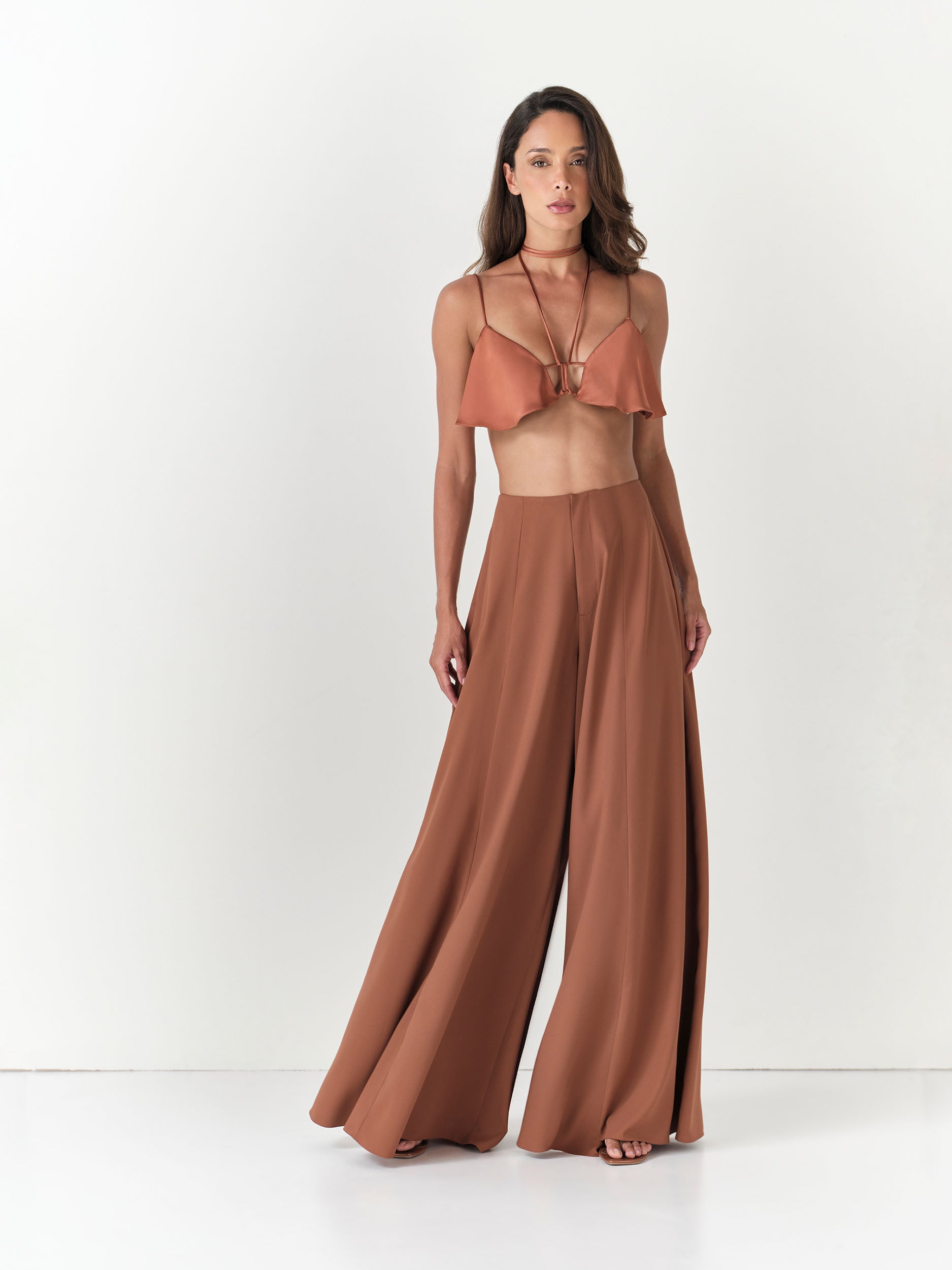 Calça Opulência - Marrom - Hand Lace