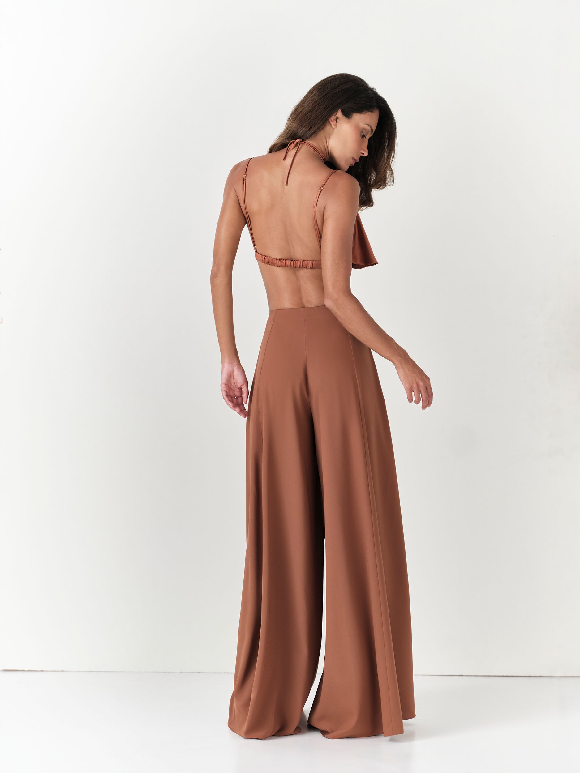 Calça Opulência - Marrom - Hand Lace