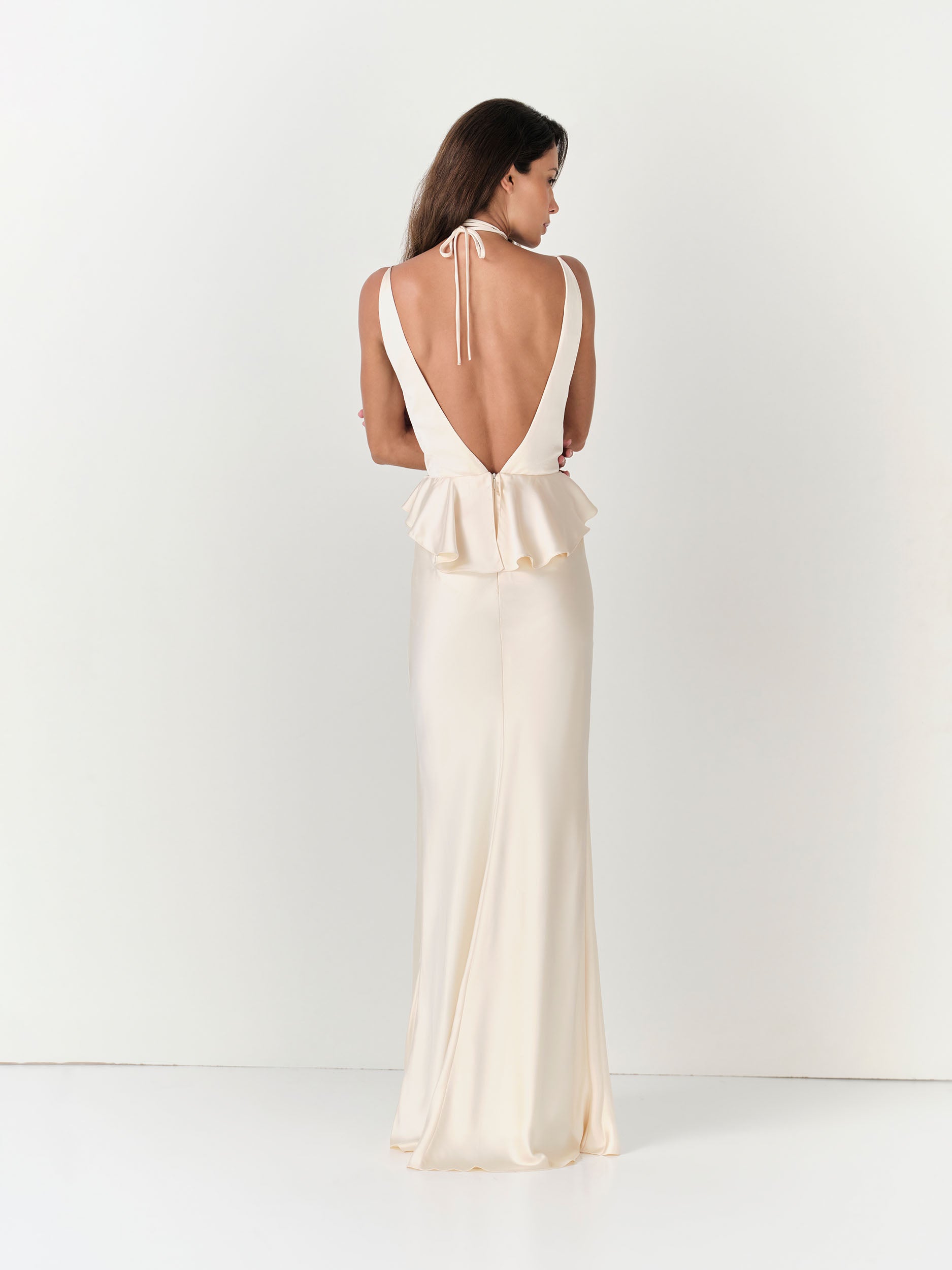Vestido Longo Elo - Pérola