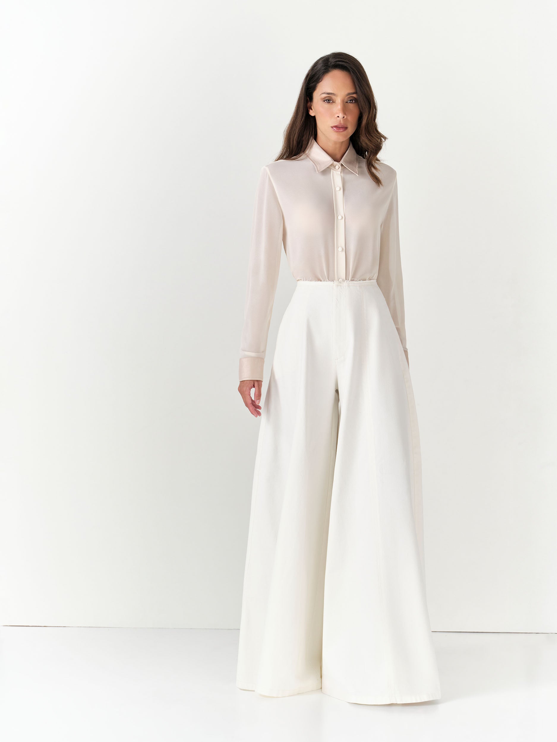 Camisa Essência - Bege - Hand Lace