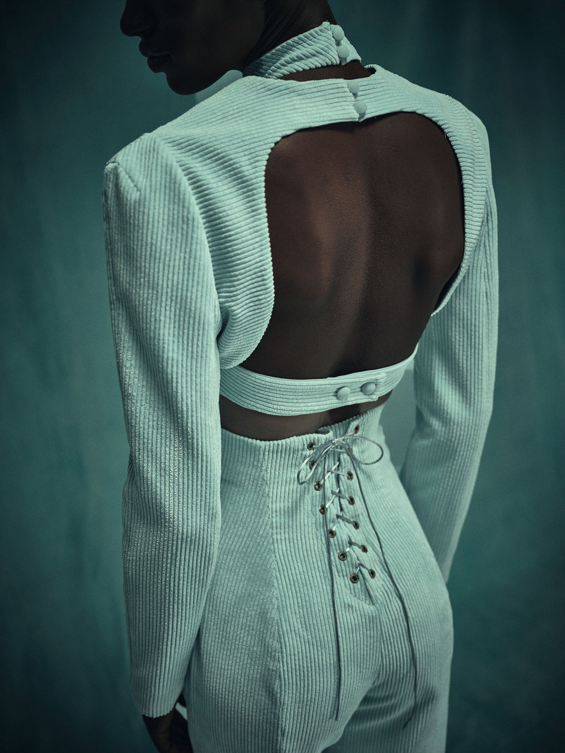 Top Curvas - Verde - Hand Lace