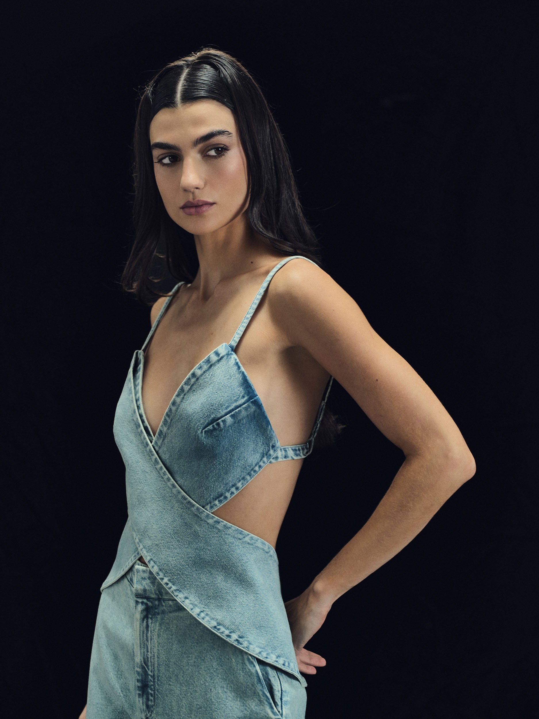 Blusa Ponte - Jeans - Hand Lace