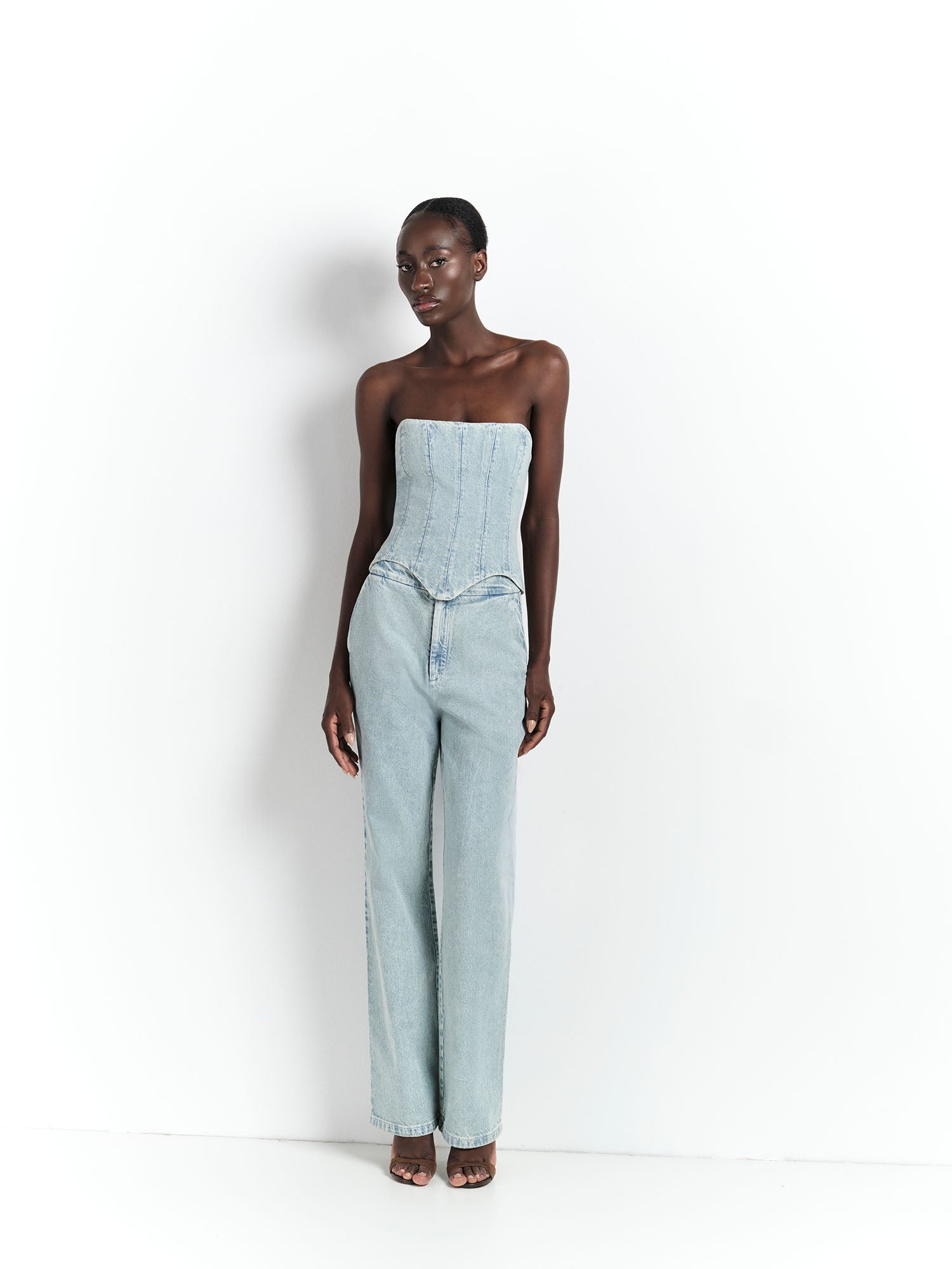 Calça Reta - Jeans - Hand Lace