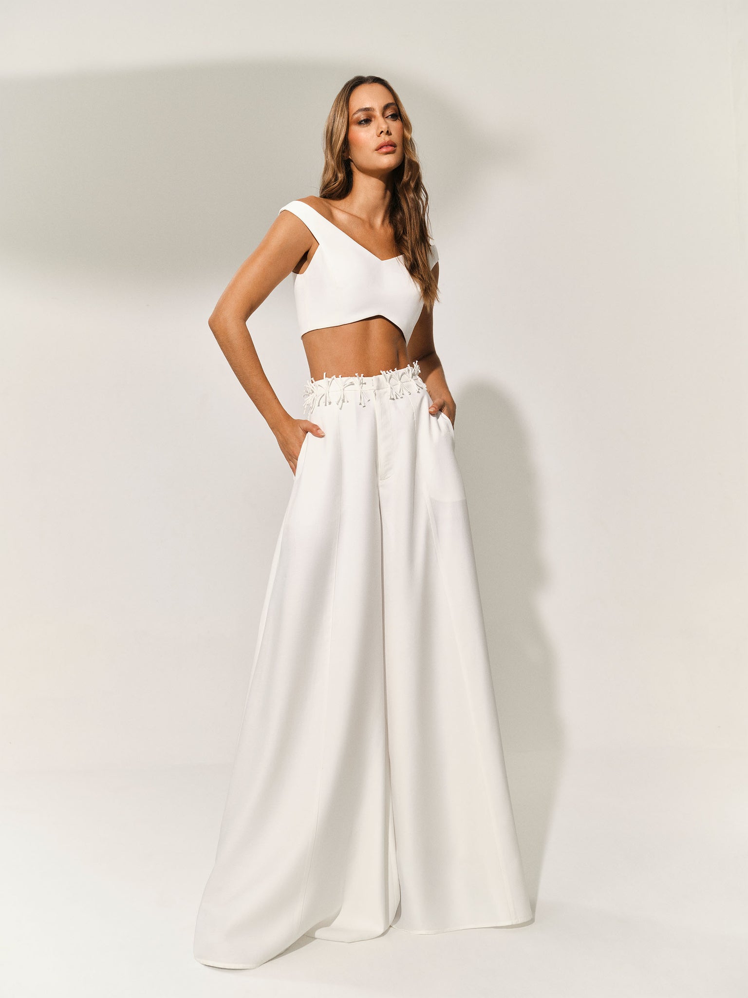 Calça Delphinus - Off White - Hand Lace – HAND LACE