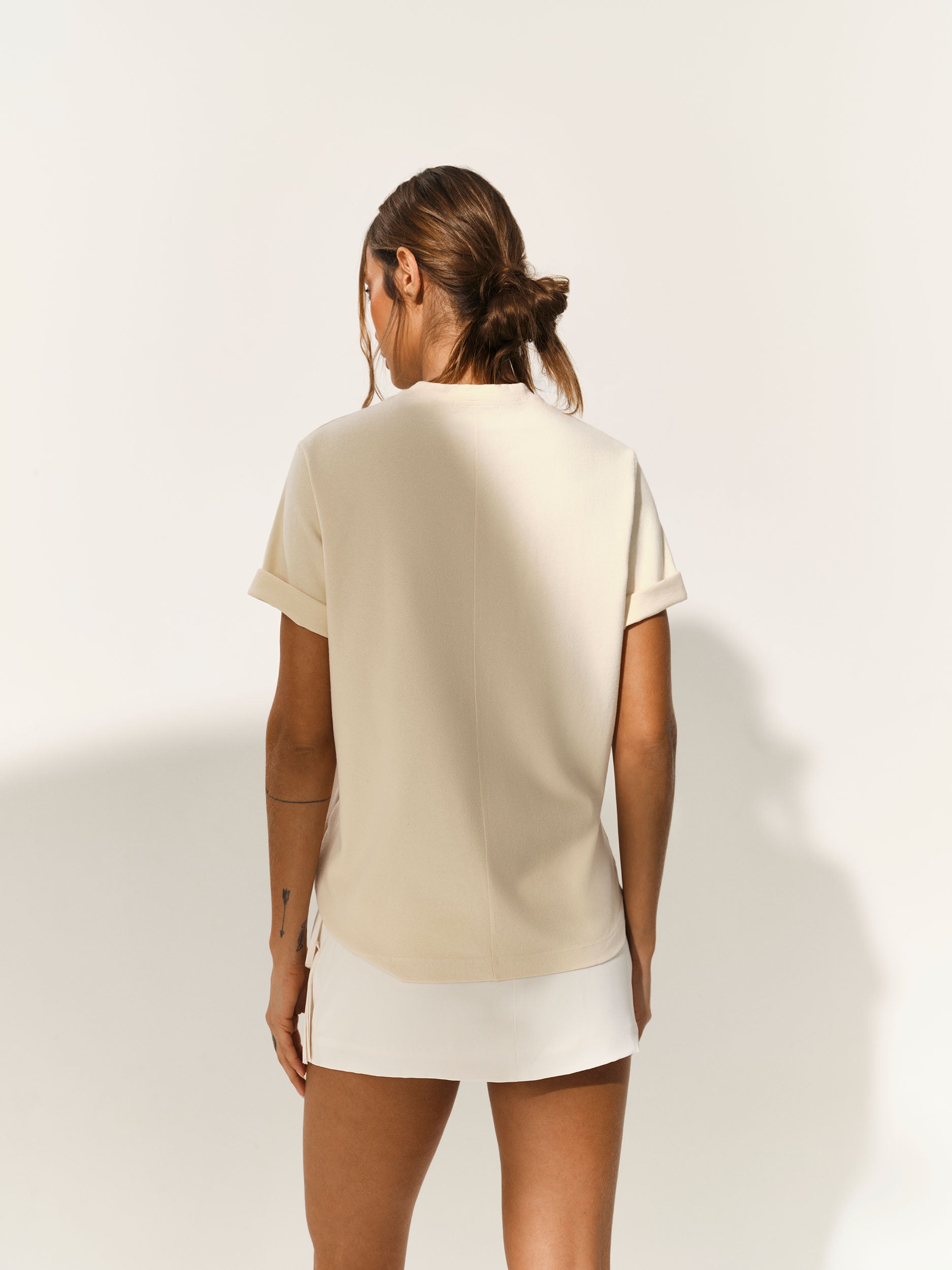 T-SHIRT ESSENCIAL- NATURAL - HAND LACE