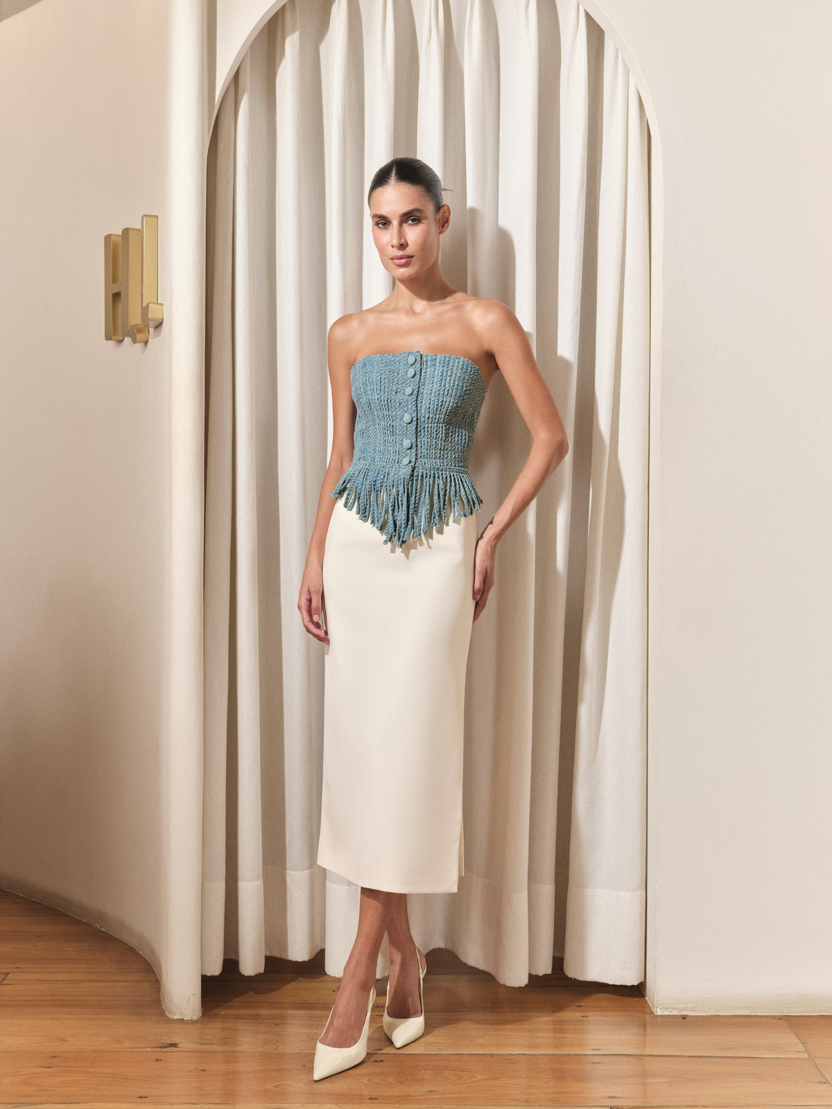 Corset Cipó Jeans